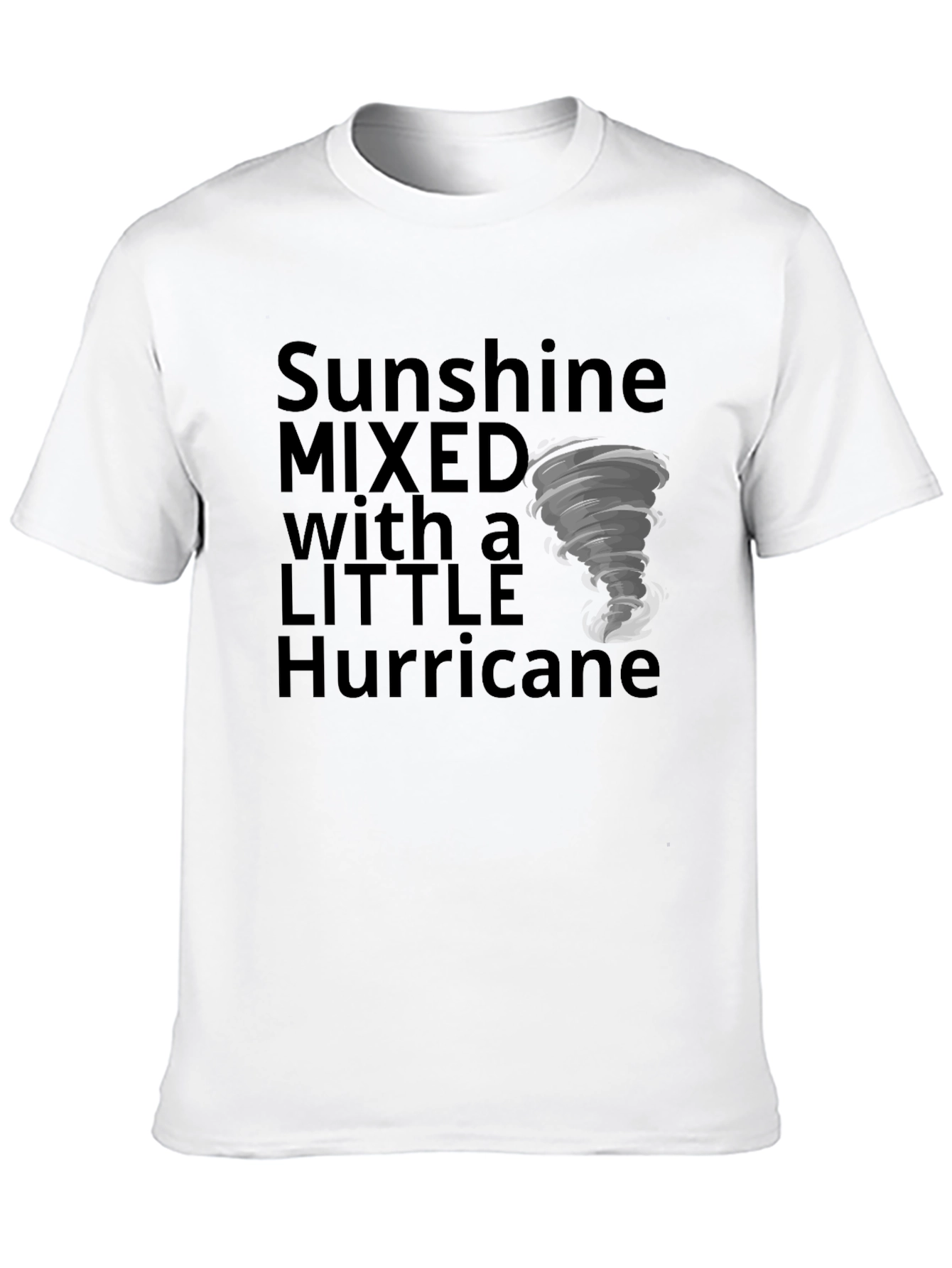 Black Sunshine & Hurricane Graphic Tee view 10