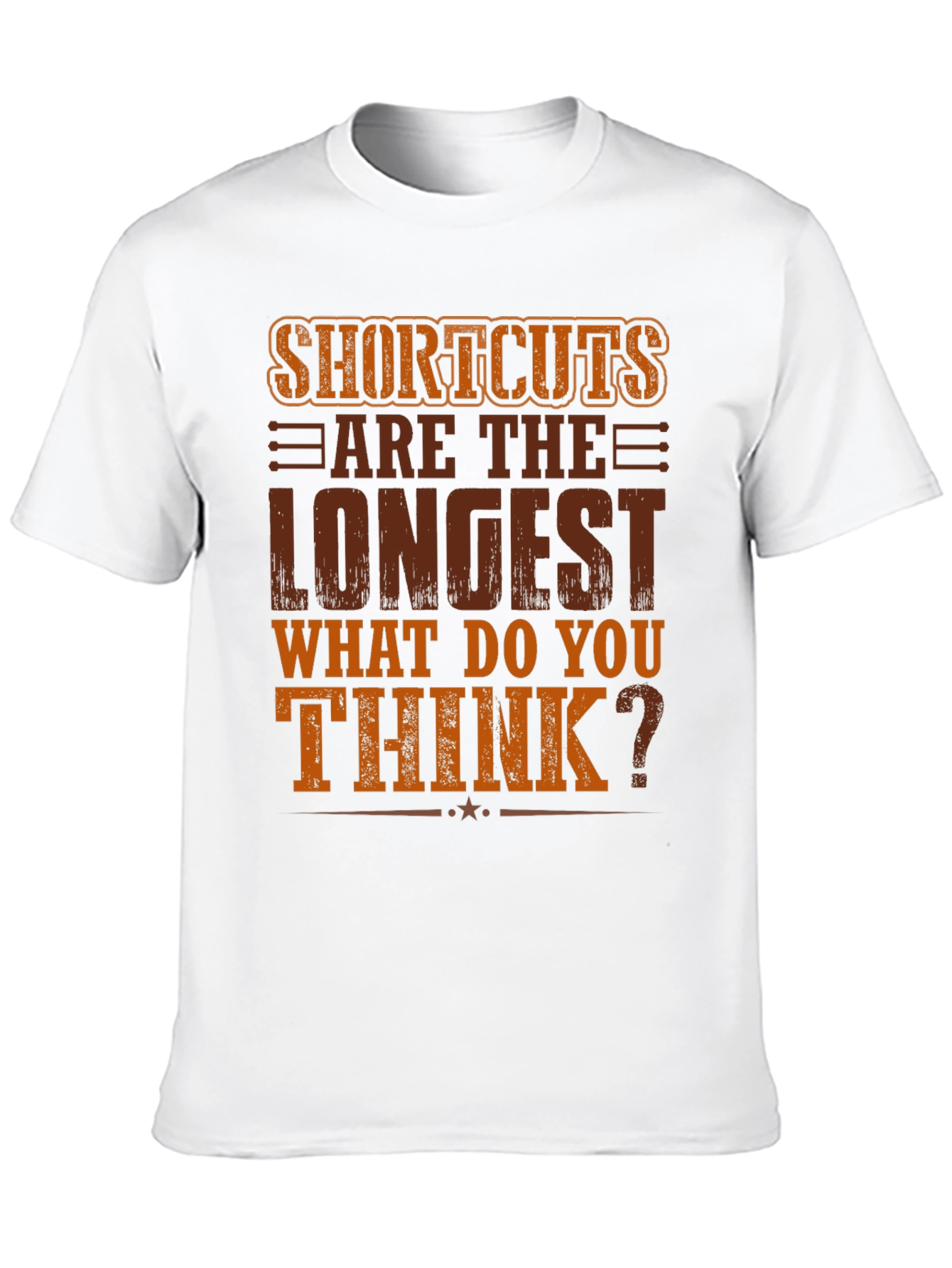 Black Shortcuts Are The Longest T-Shirt view 10