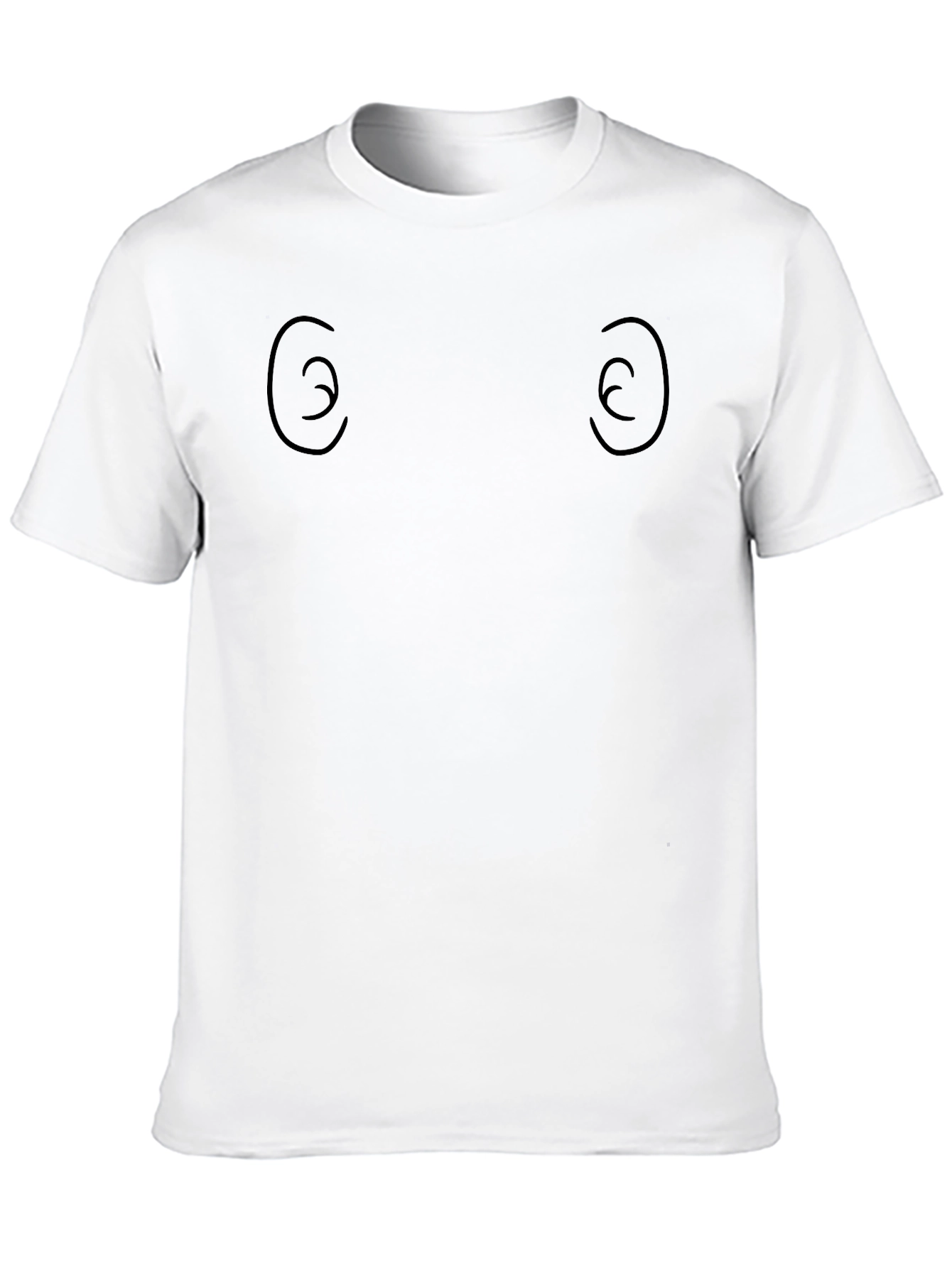 Black Funny Eye Chart Black T-Shirt view 10