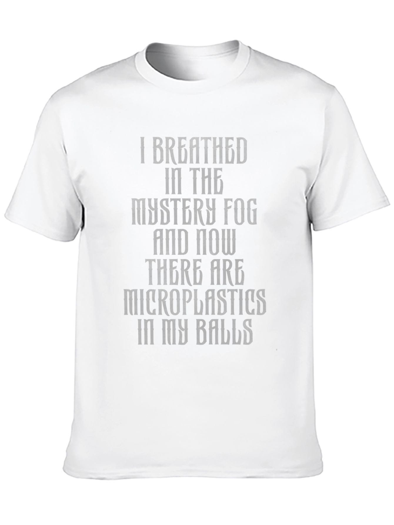 Black Mystery Fog Microplastics T-Shirt view 10