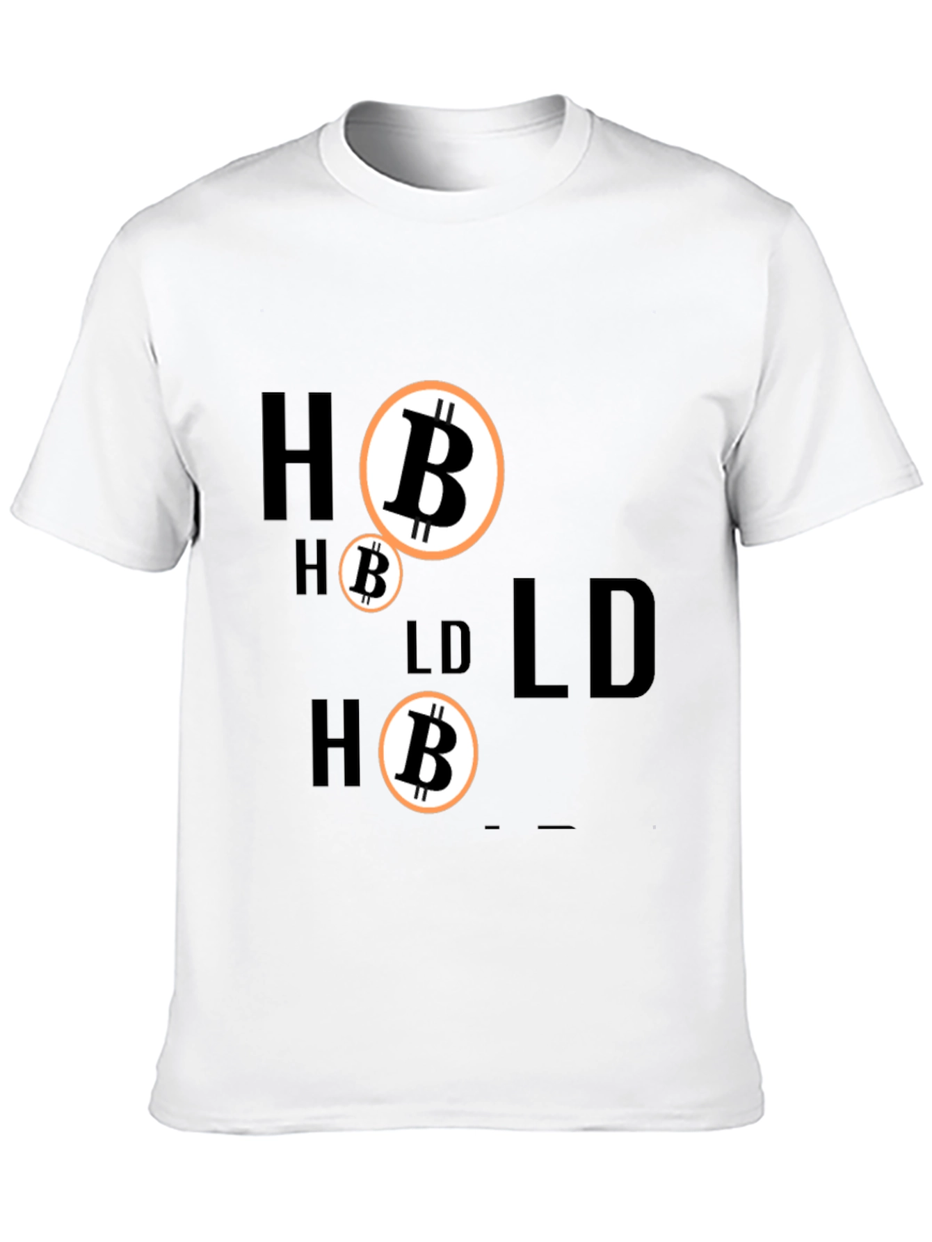 Black HODL Bitcoin Crypto T-Shirt - Black view 10