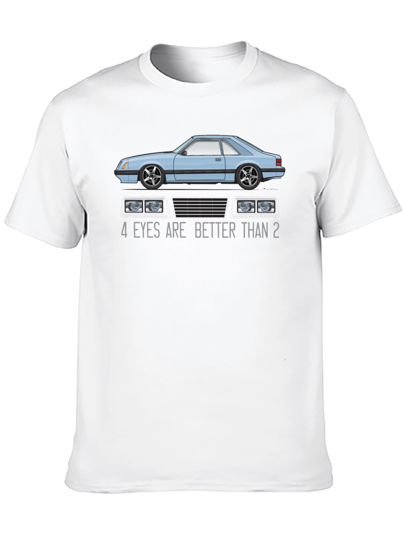 Black 4 Eyes Are Better Than 2 Graphic Tee view 10