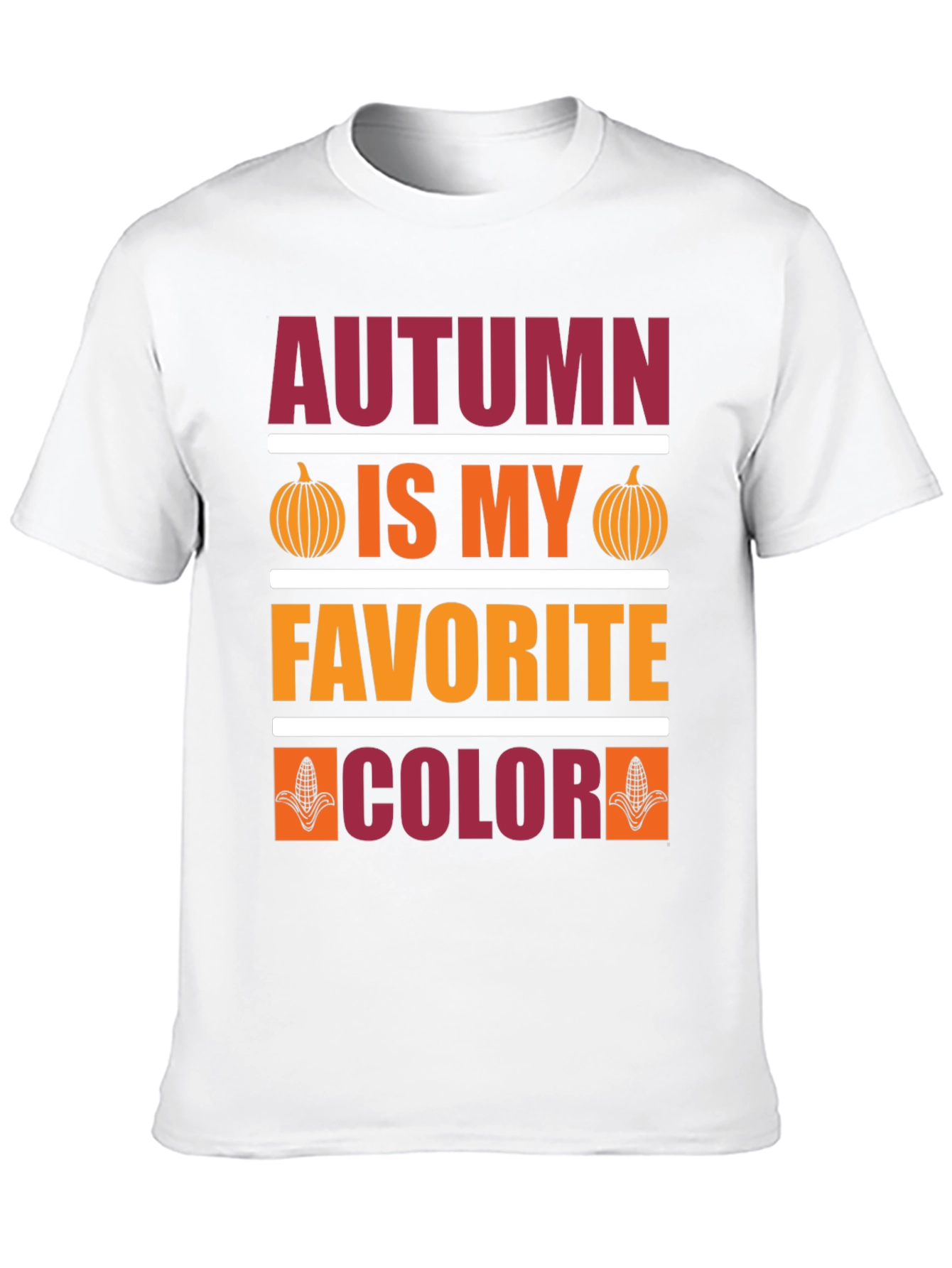 Black Autumn Is My Favorite Color T-Shirt view 10