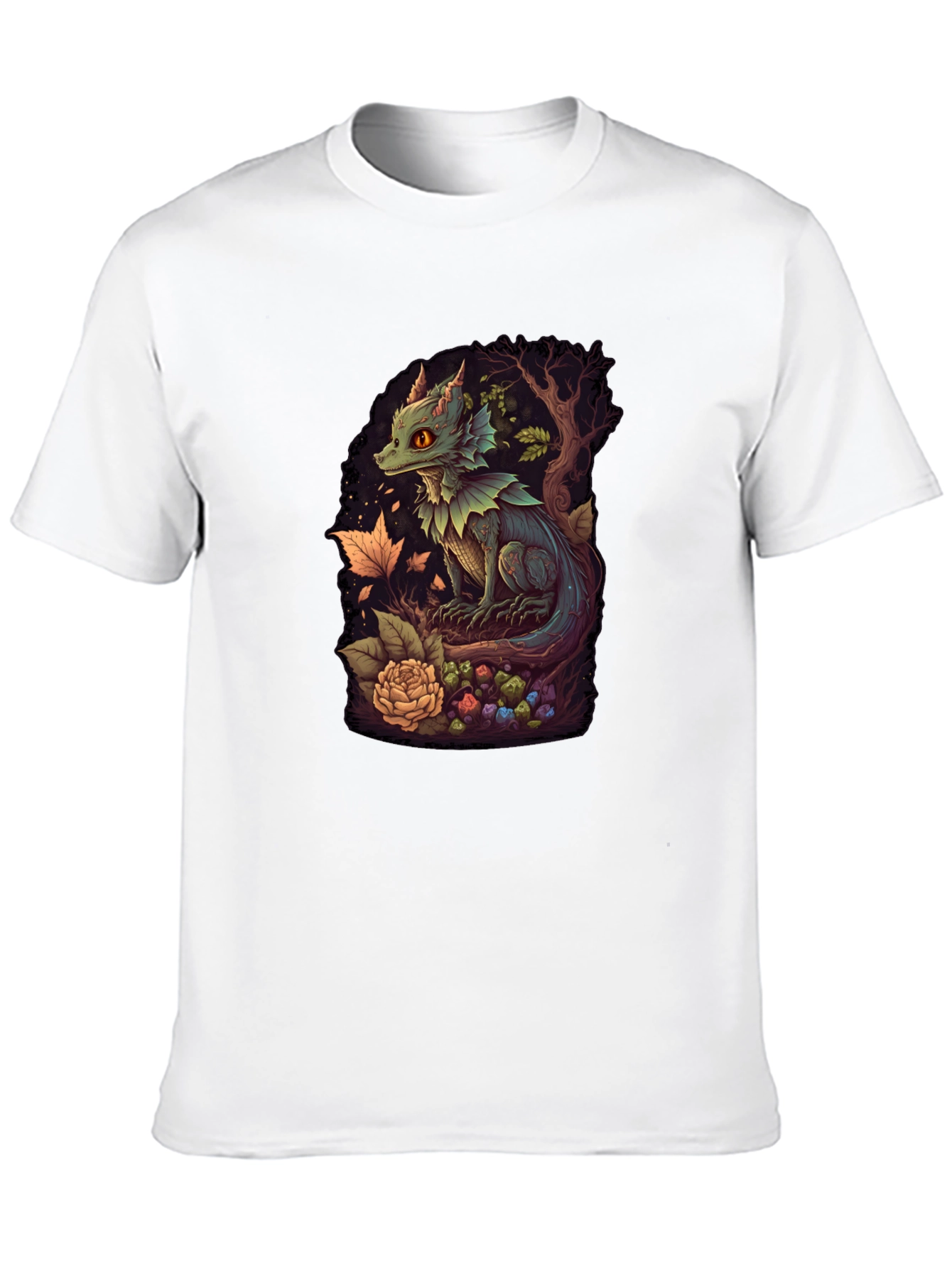Black Dragon Graphic Tee - Unique Fantasy Design view 10