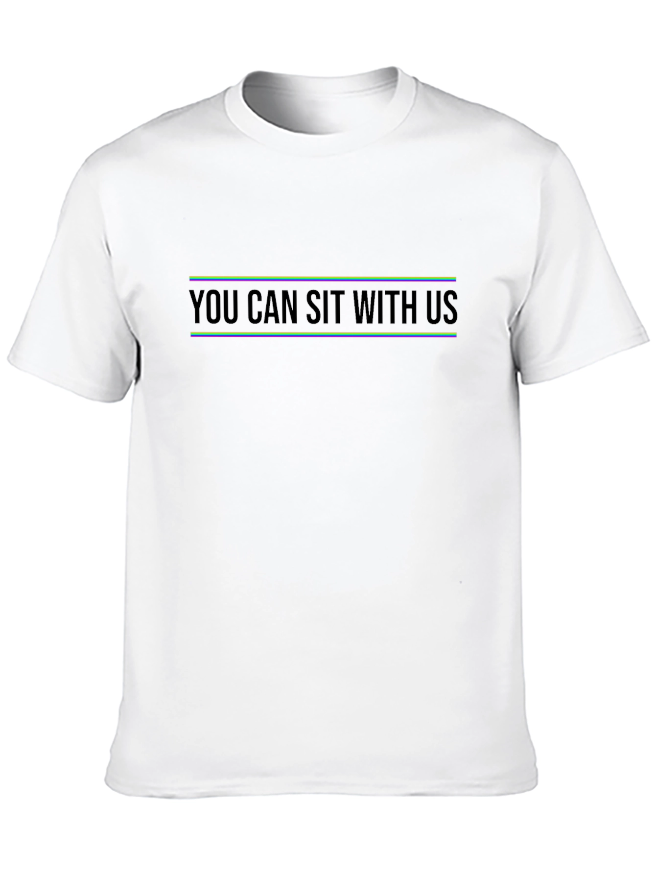 Black You Can Sit With Us Graphic Tee view 10