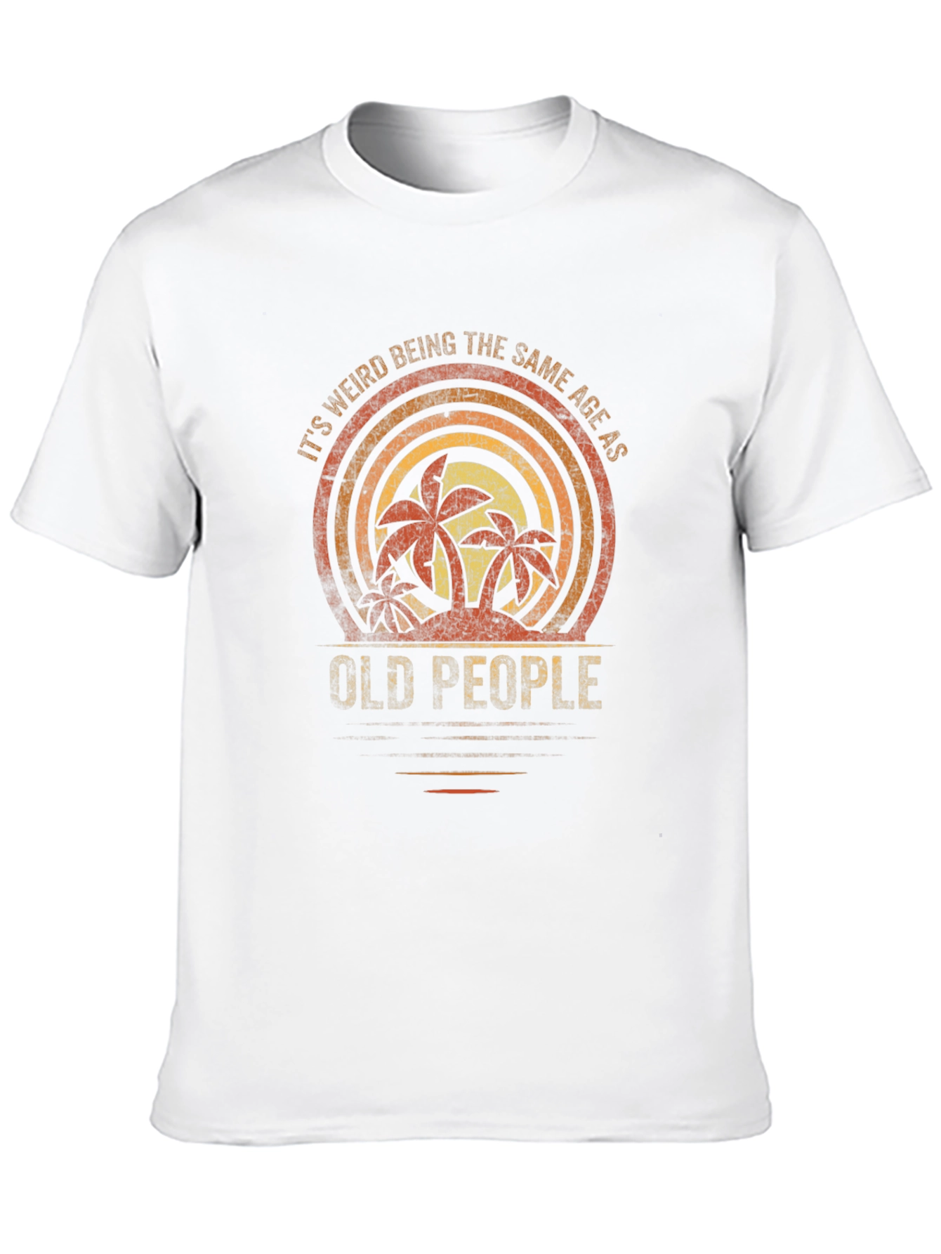 Black Retro "Old People" Graphic T-Shirt view 10