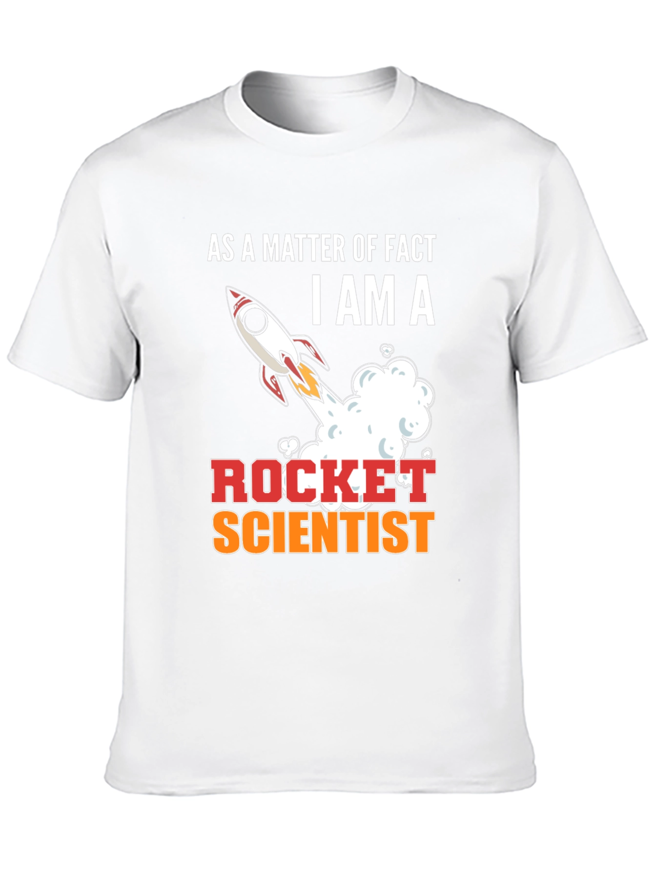 Black Rocket Scientist Graphic Tee - Funny Science T-Shirt view 10