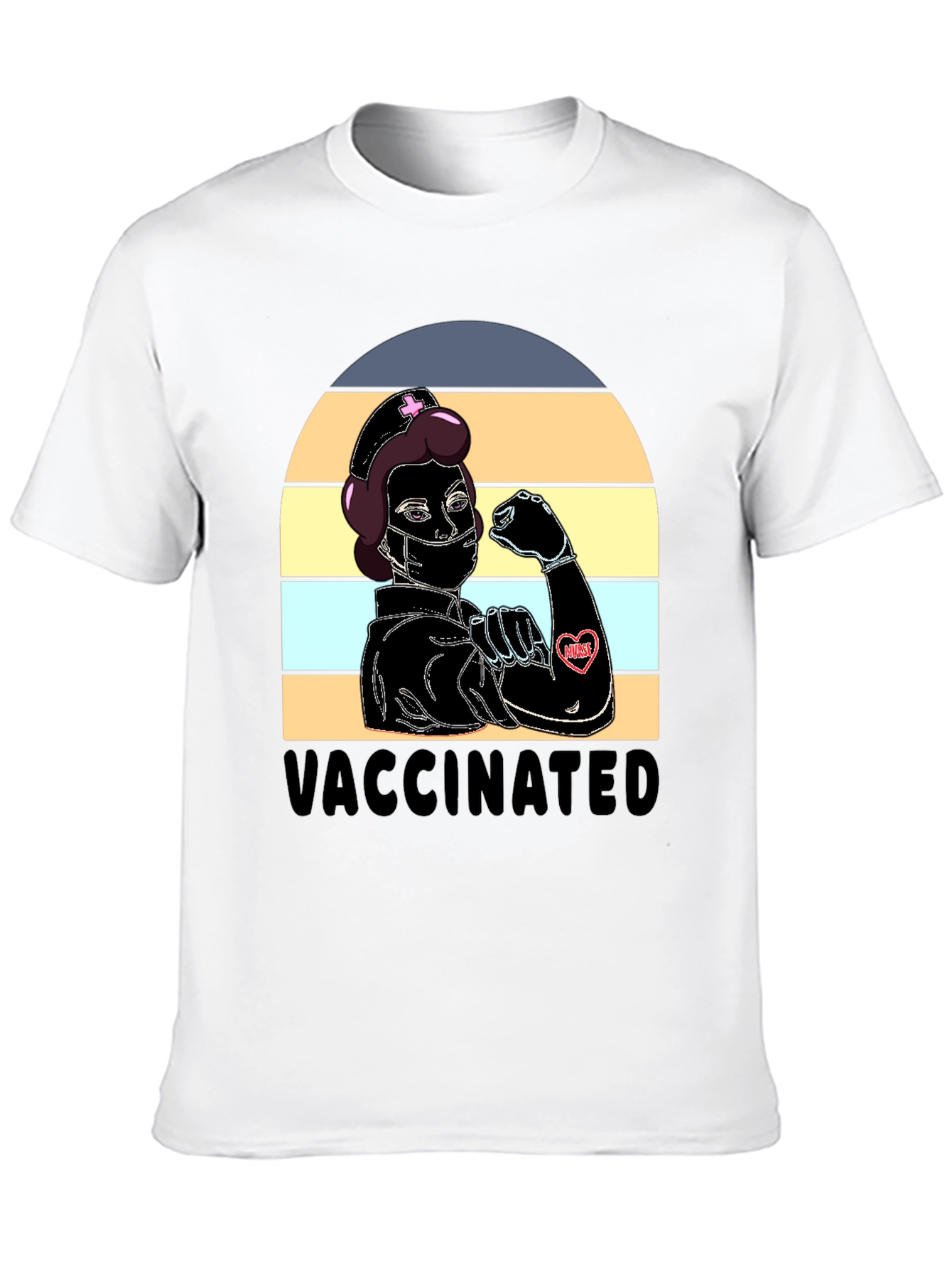 Vaccinated Nurse T-Shirt - Strong & Proud - 10