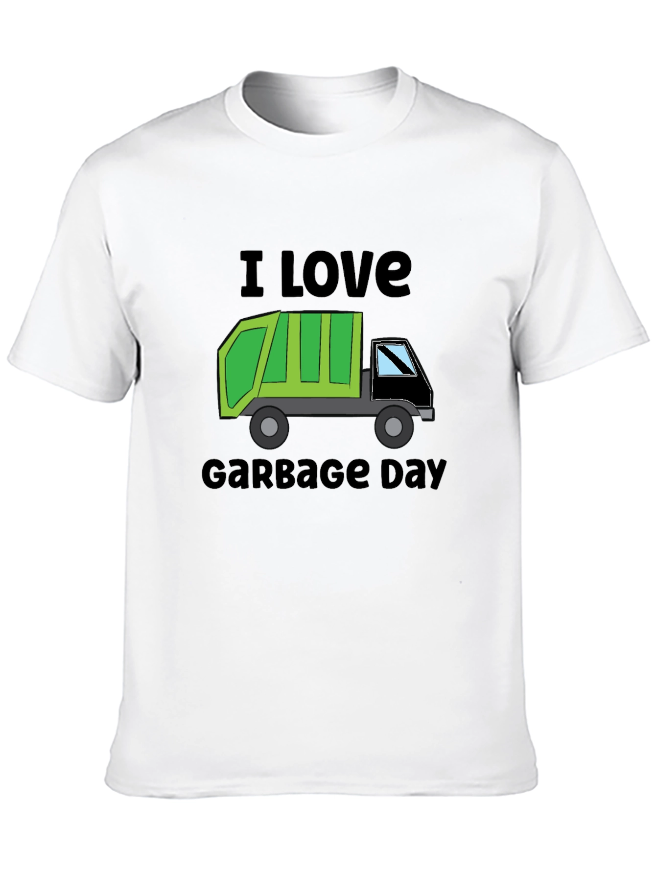 Black I Love Garbage Day T-Shirt - Novelty Graphic Tee view 10