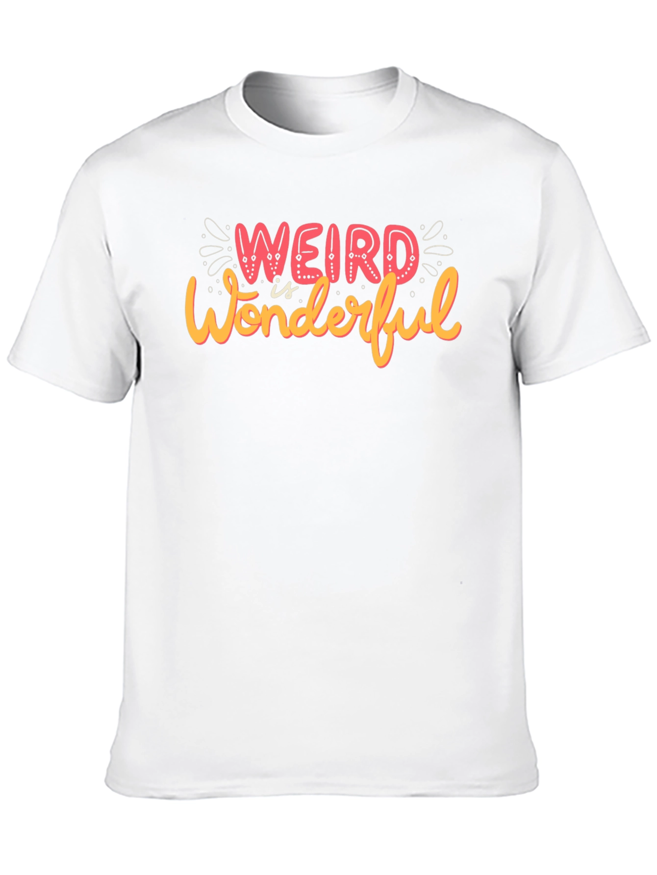 Black Weird Is Wonderful Graphic Tee view 10