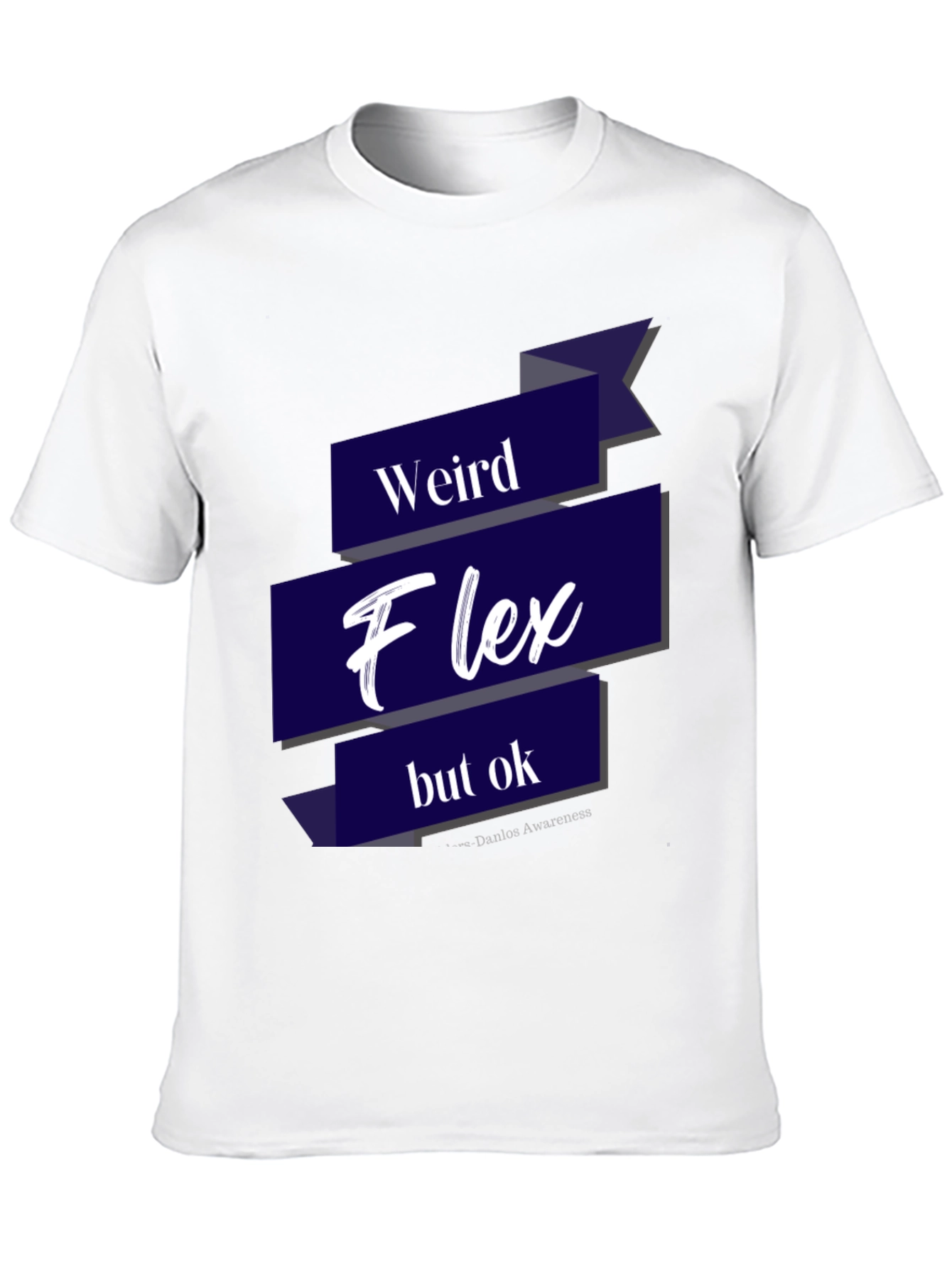 Black Weird Flex T-Shirt - Funny Slogan Tee view 10