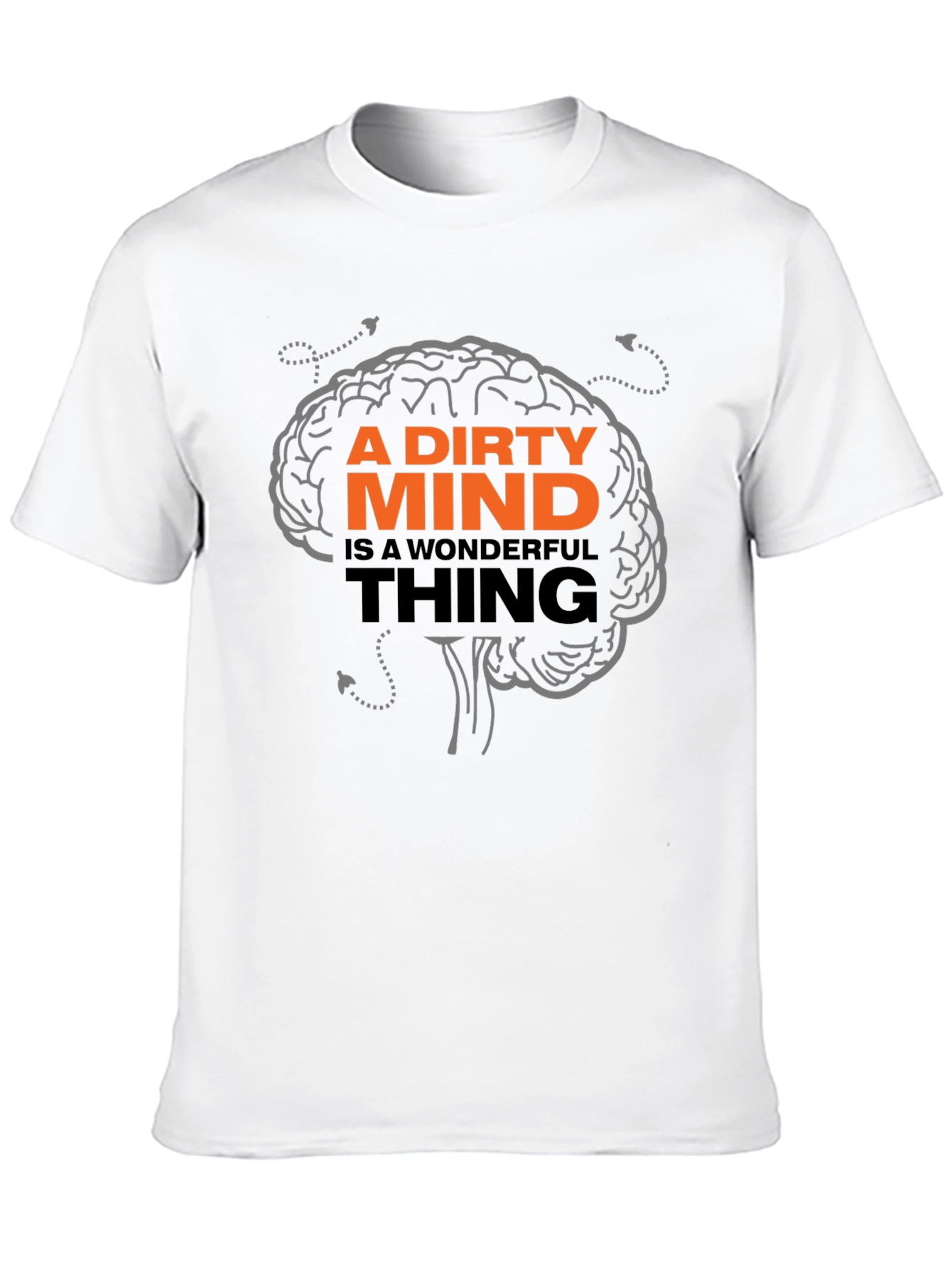 Black Dirty Mind Wonderful Thing Graphic Tee view 10