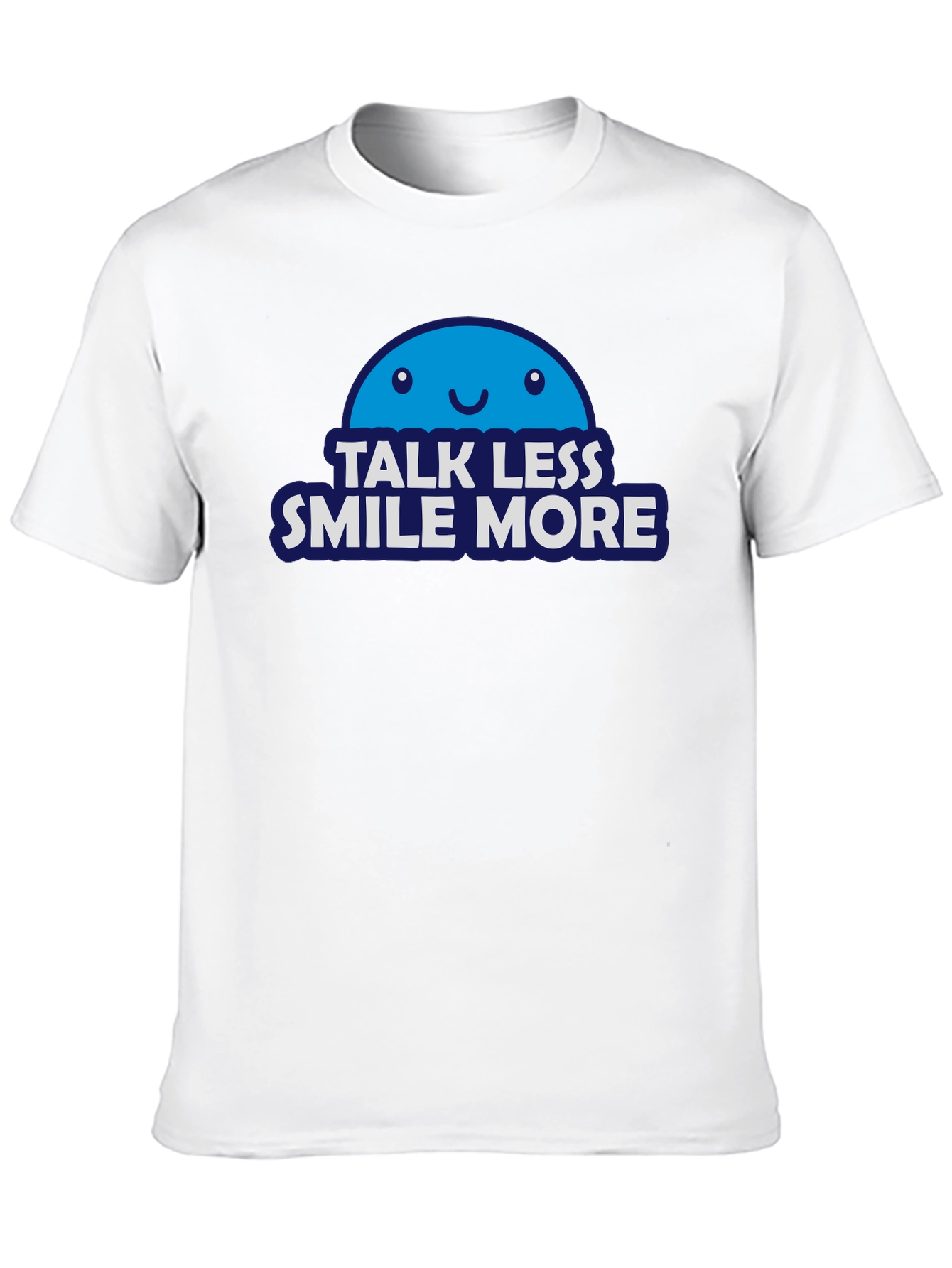 Black Talk Less Smile More T-Shirt - Positive Vibes Tee view 10