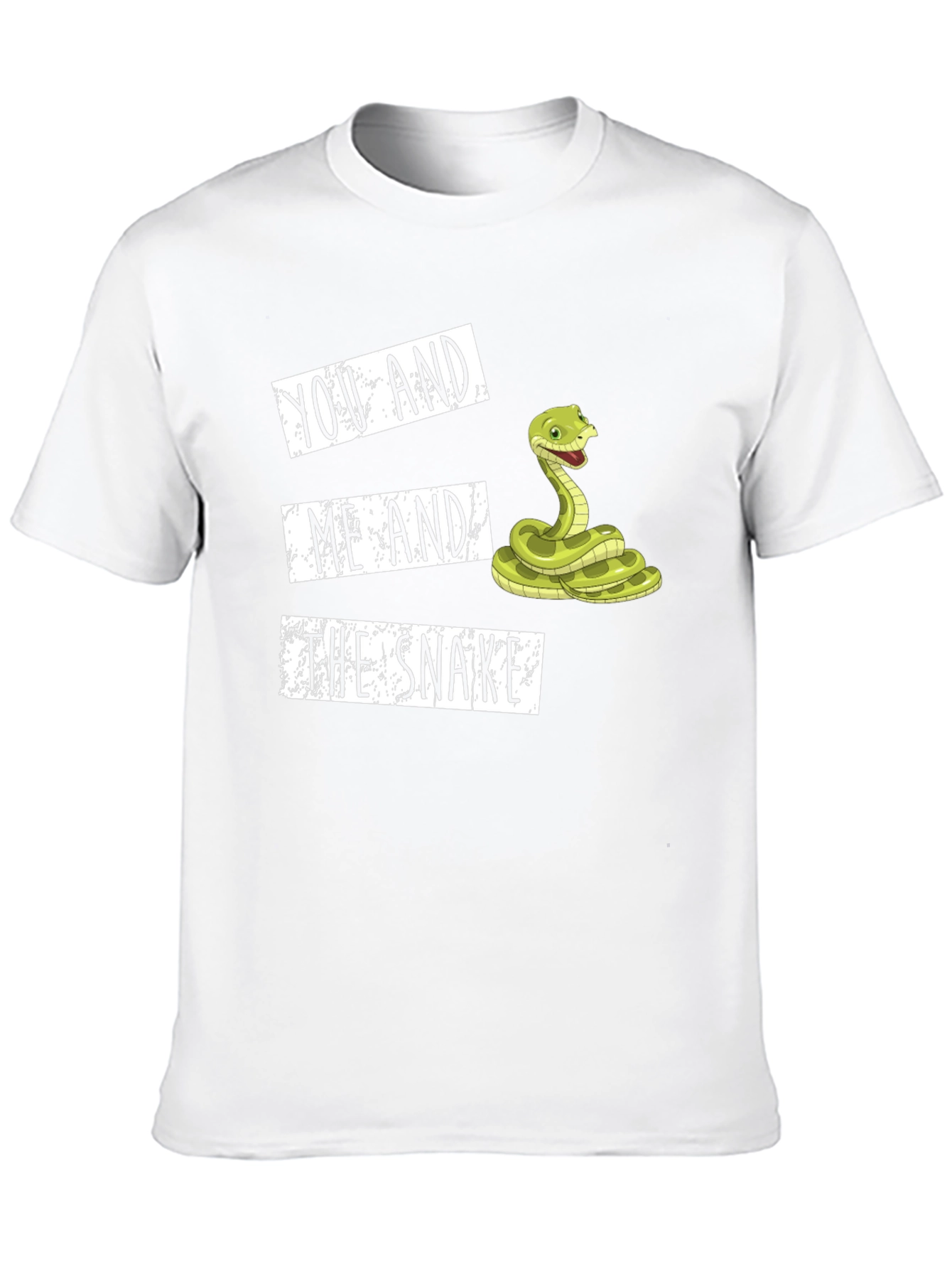 Black You and Me and the Snake Graphic Tee view 10