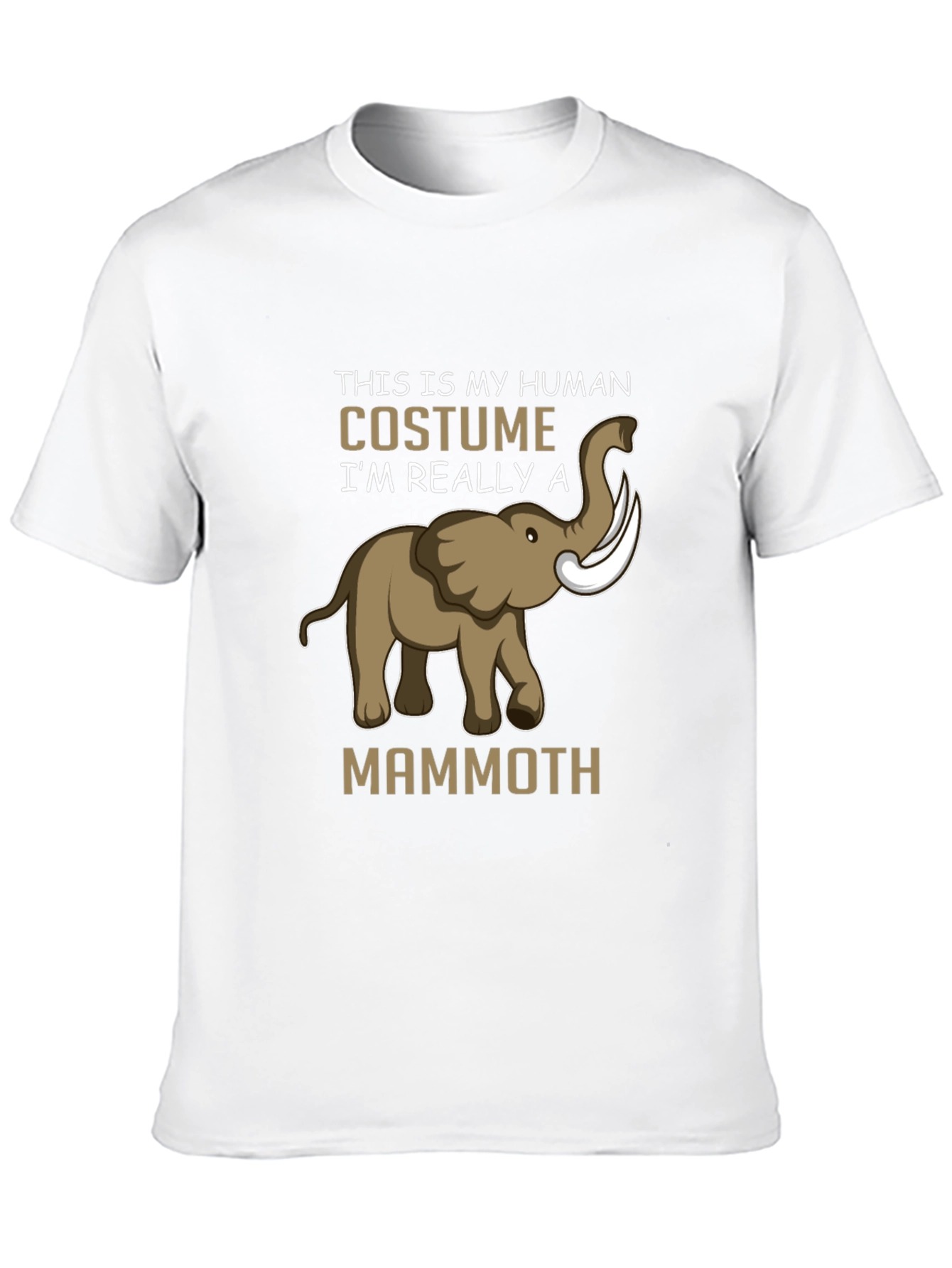 Black Human Costume Mammoth Graphic Tee view 10