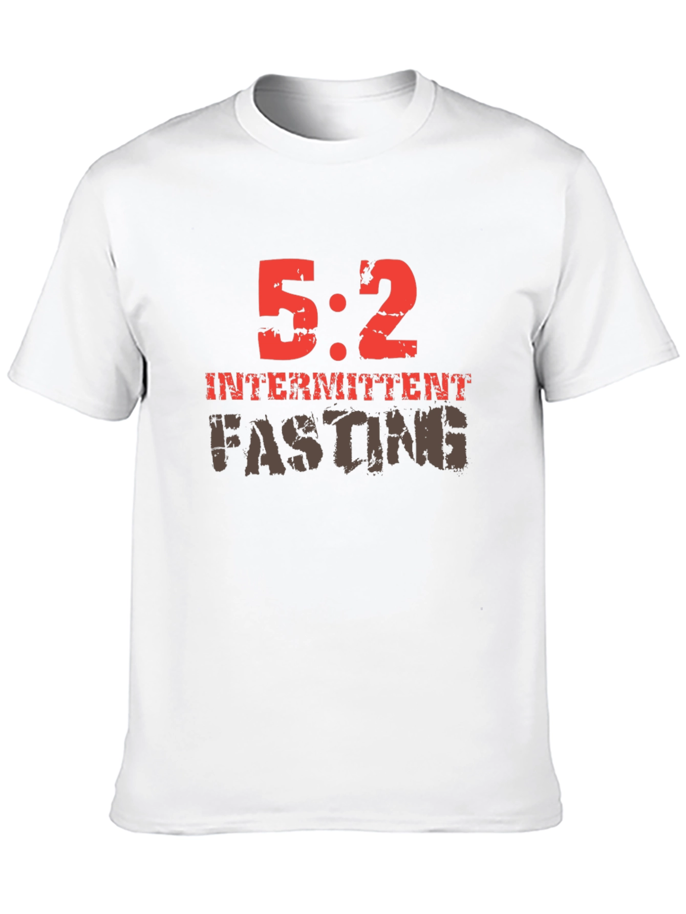 Black 5:2 Intermittent Fasting Graphic Tee view 10