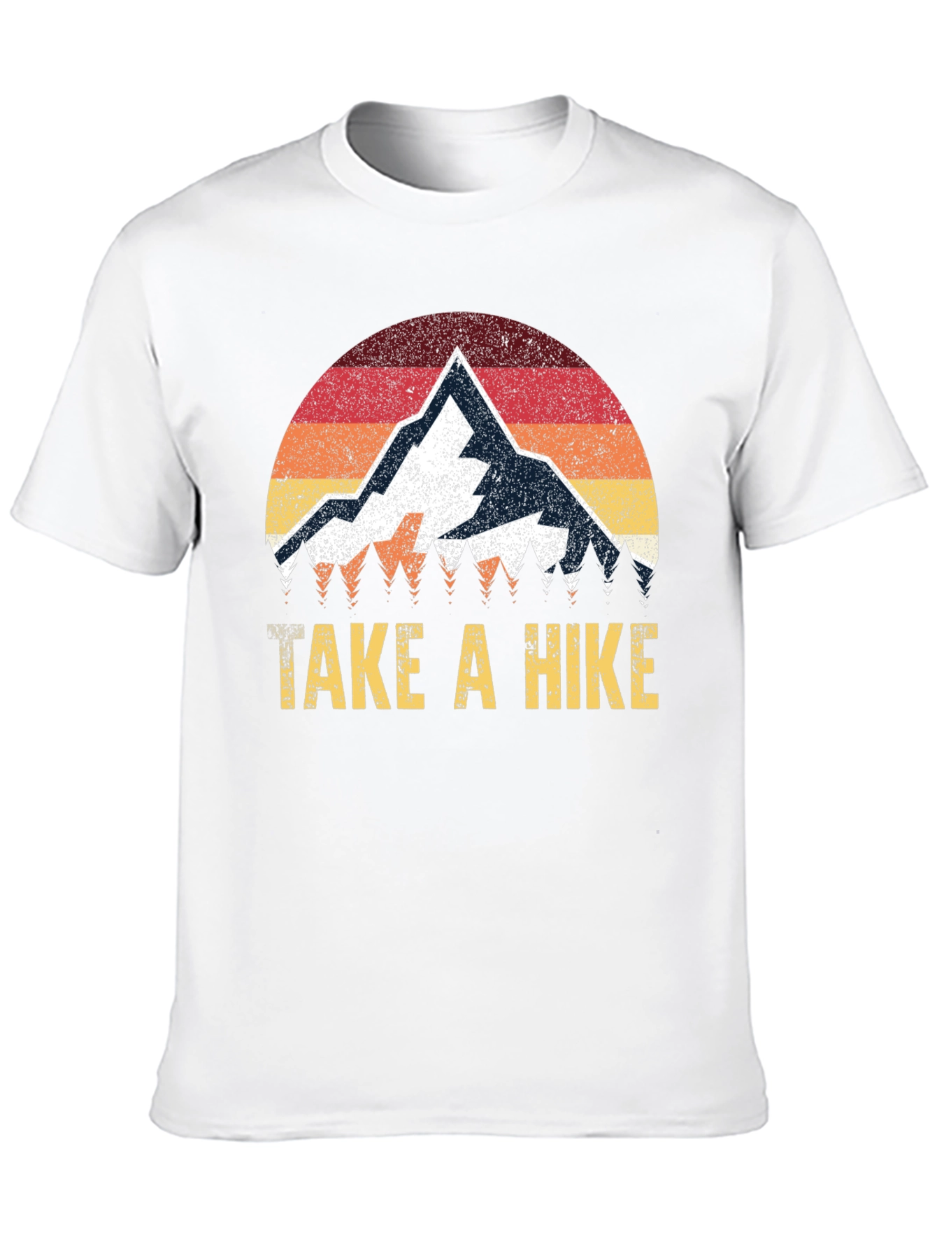 Black Take a Hike Graphic Tee - Retro Mountain Design view 10