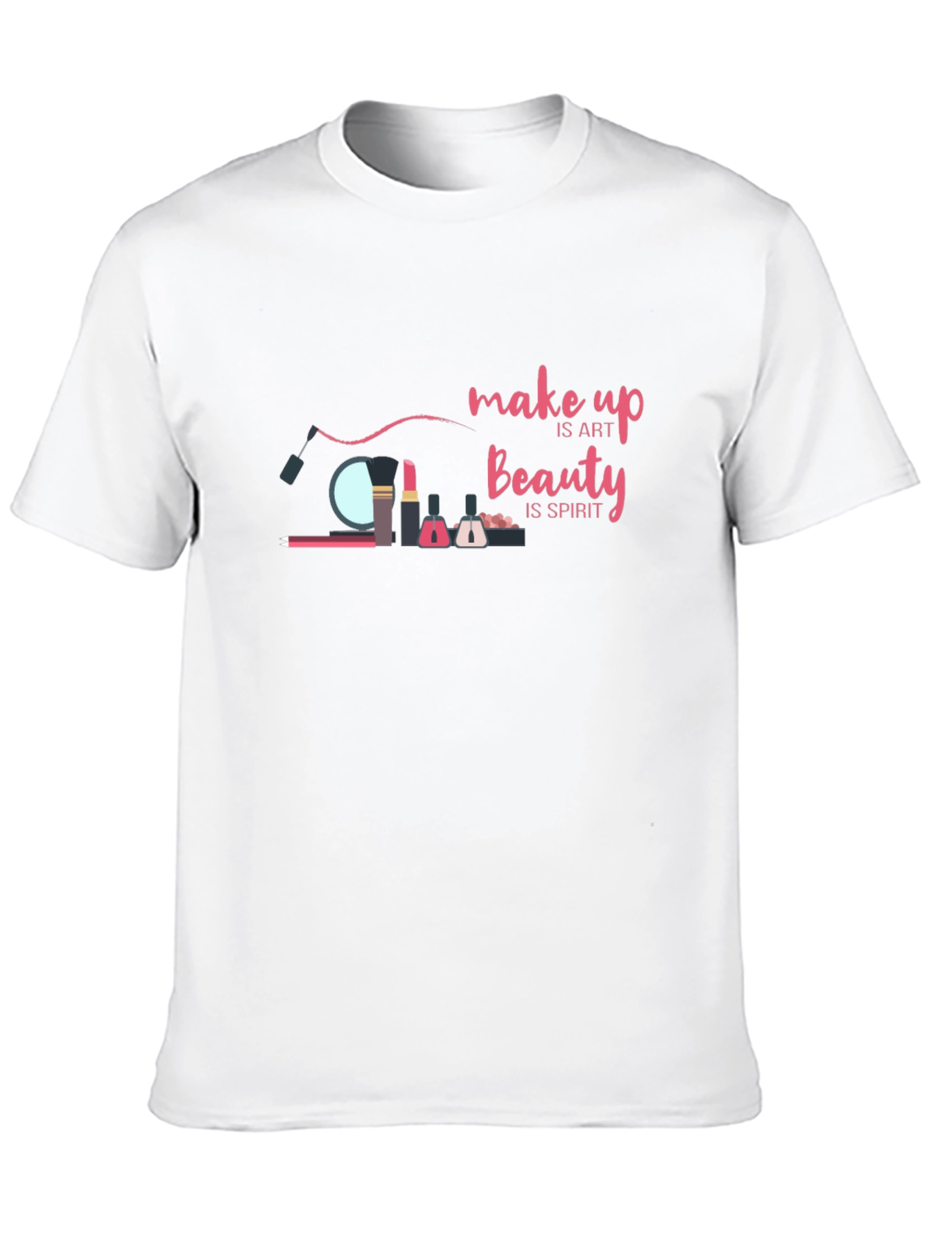 Black Makeup is Art T-Shirt - Beauty and Spirit Design view 10