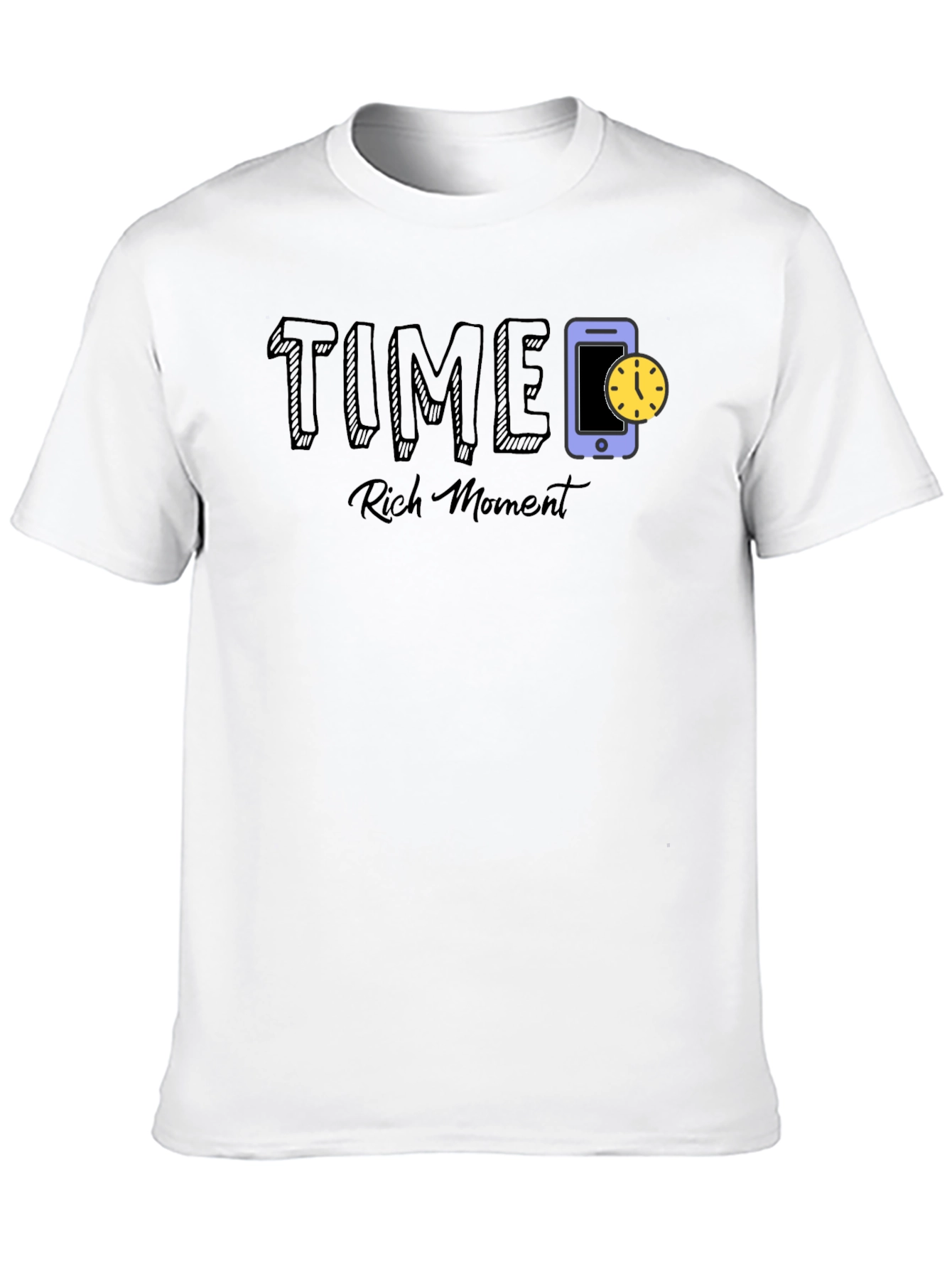 Black Time Rich Moment T-Shirt view 10