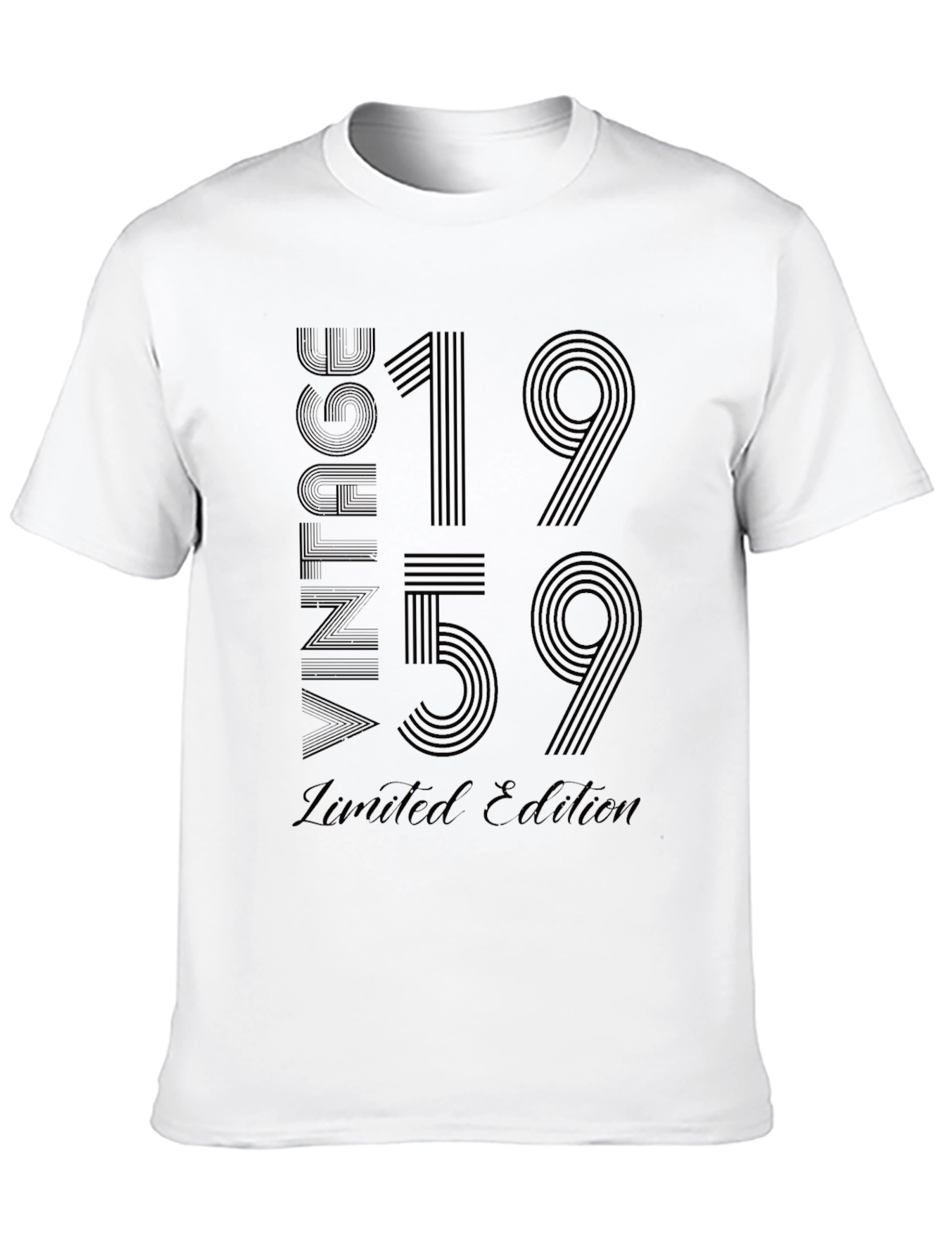 Black Vintage 1959 Limited Edition Black T-Shirt view 10