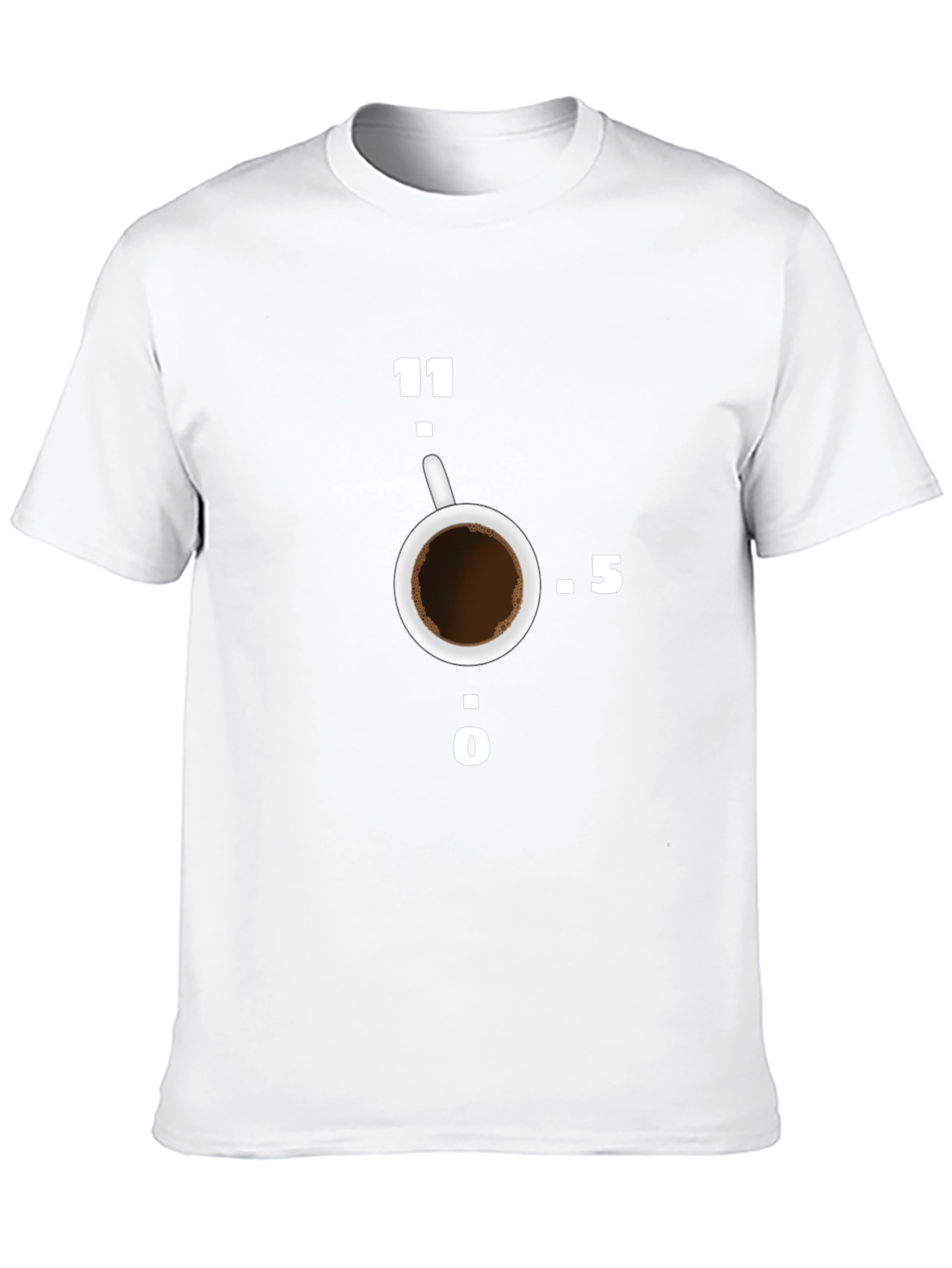 Black Coffee Time Tee - Stylish Clock Design view 10