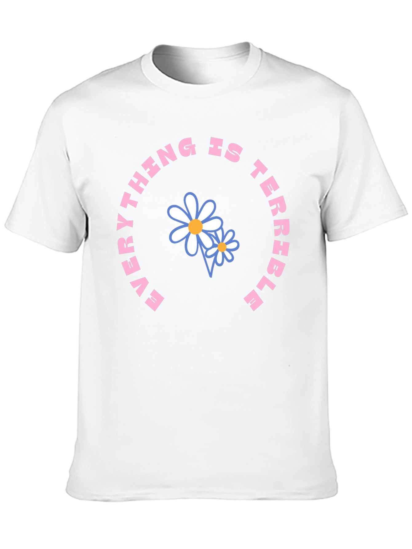 Black Everything is Terrible Graphic Tee view 10