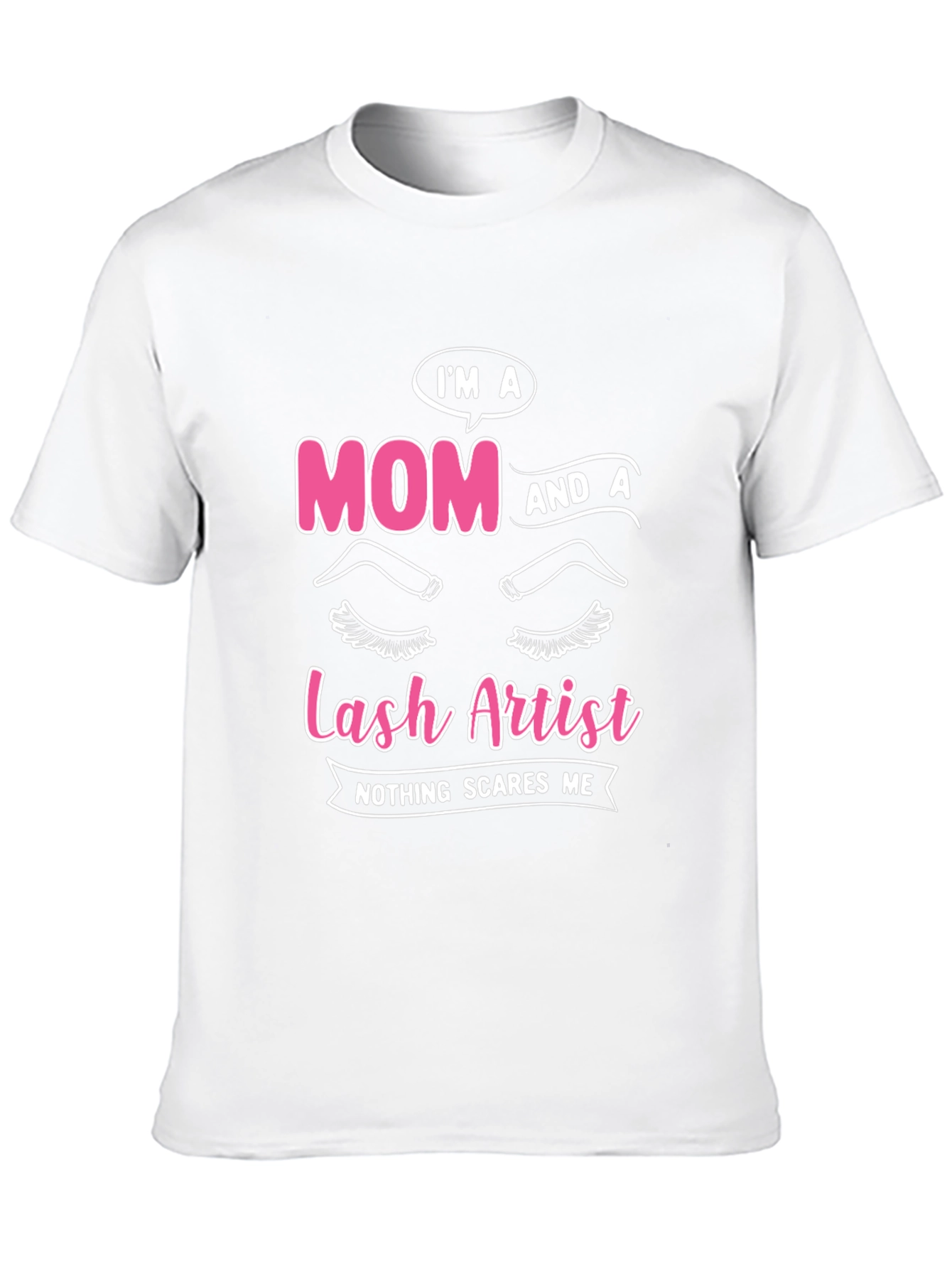 Black Mom and Lash Artist Graphic Tee view 10