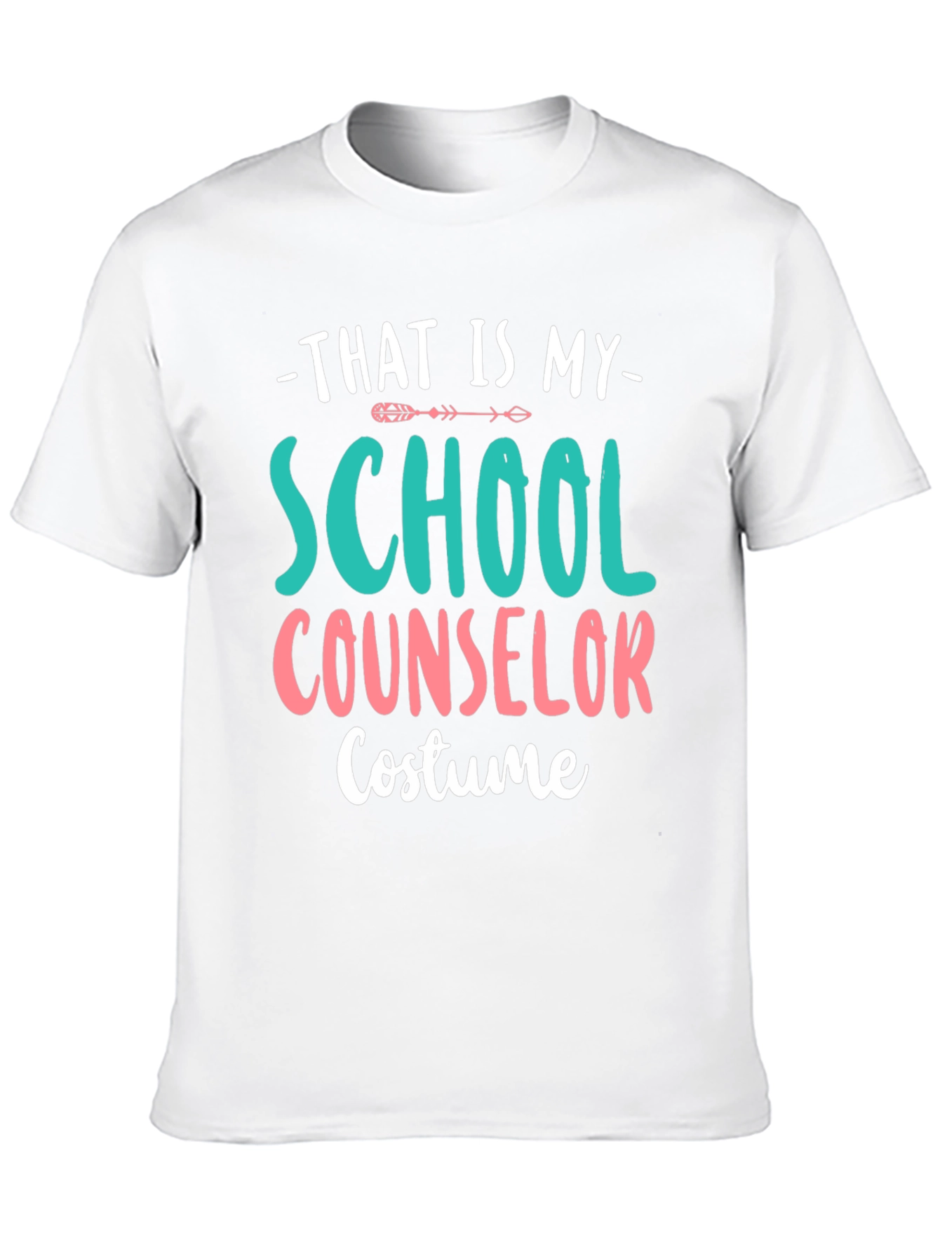 Black School Counselor Costume T-Shirt Funny Halloween view 10