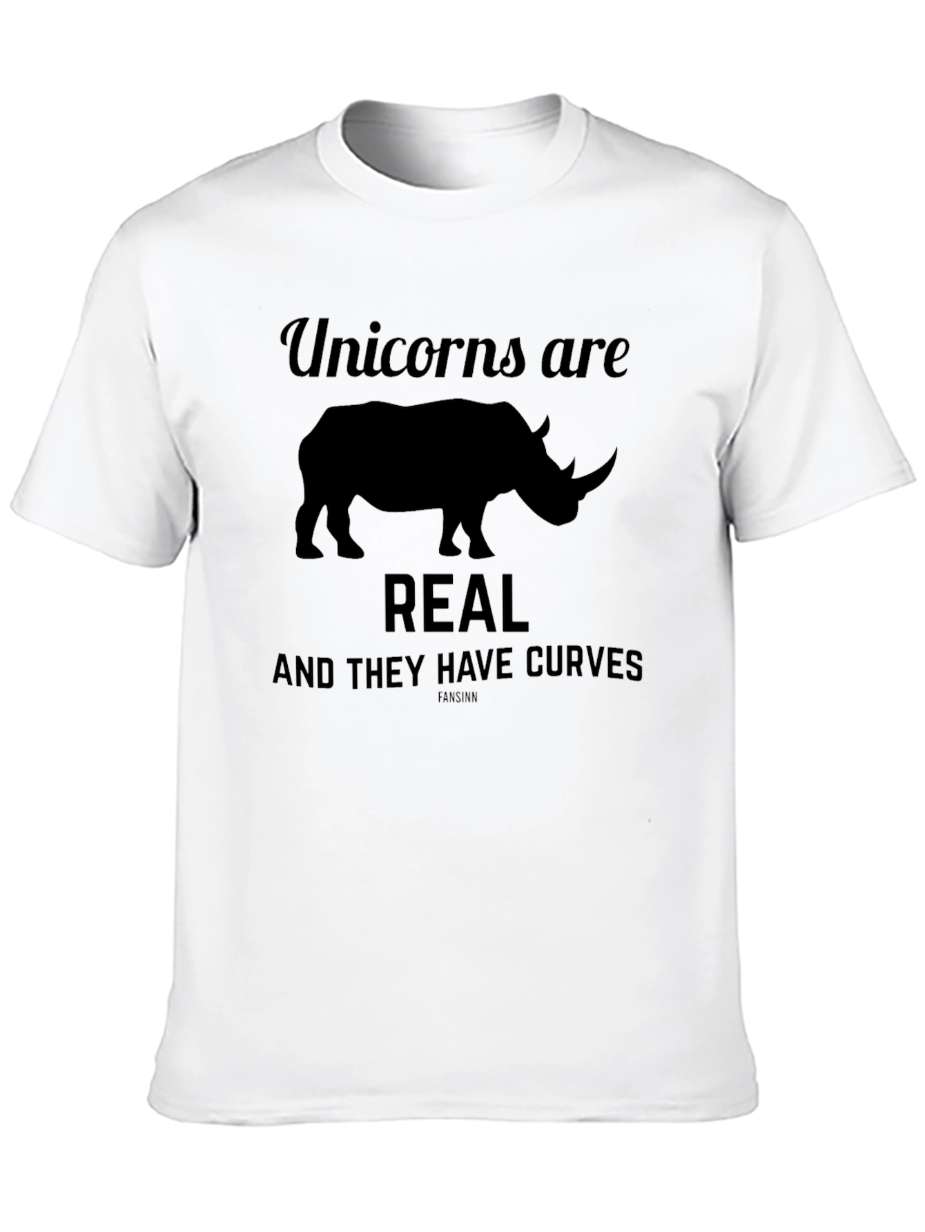 Black Unicorns Are Real Rhinoceros T-Shirt view 10