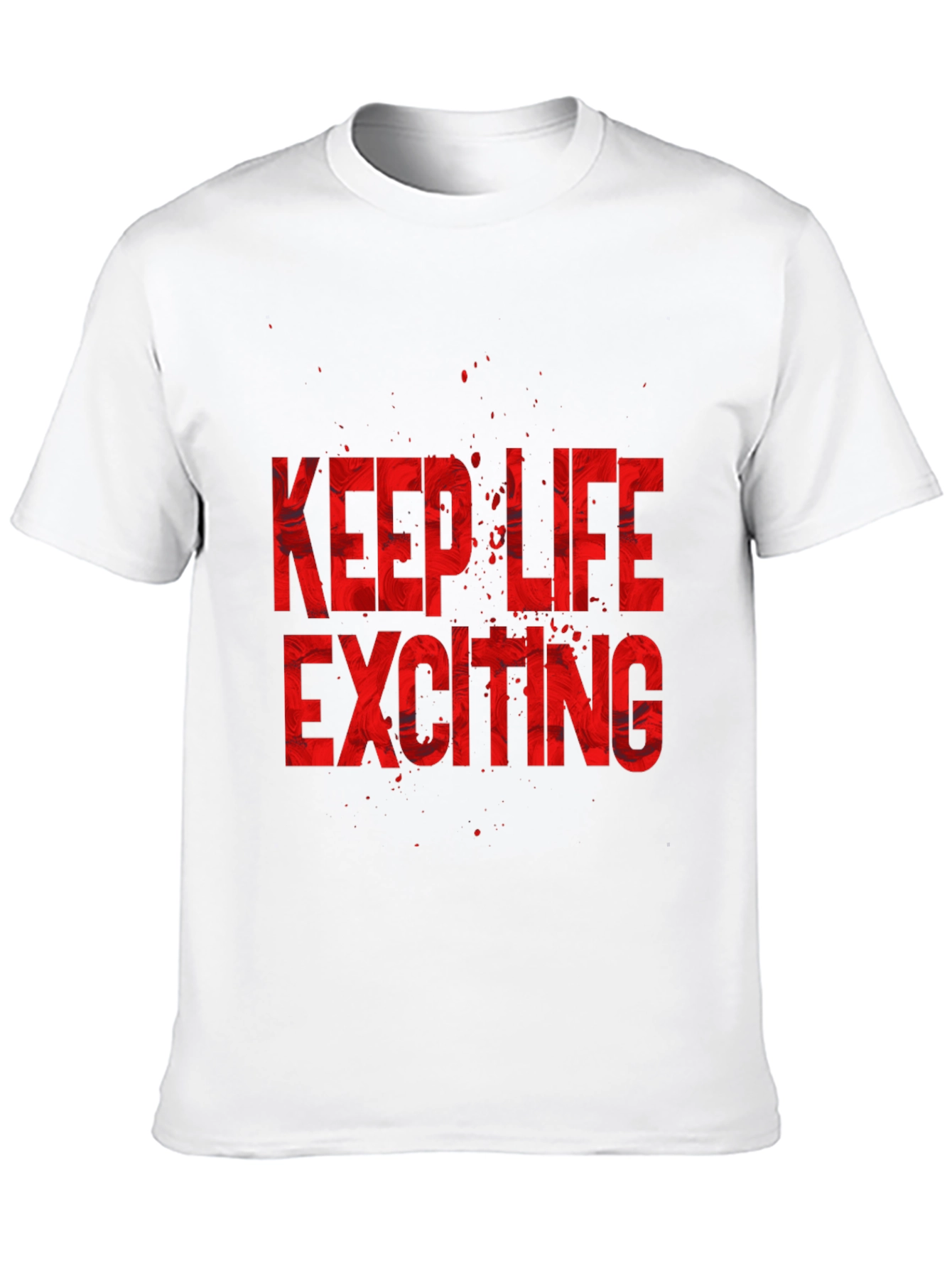Black Keep Life Exciting Graphic T-Shirt view 10