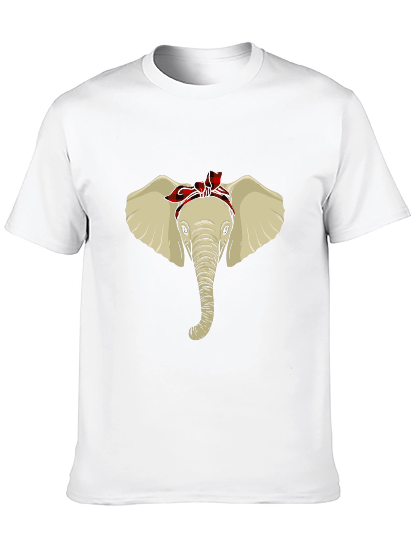 Black Elephant with Bandana Graphic Tee - Unisex view 10