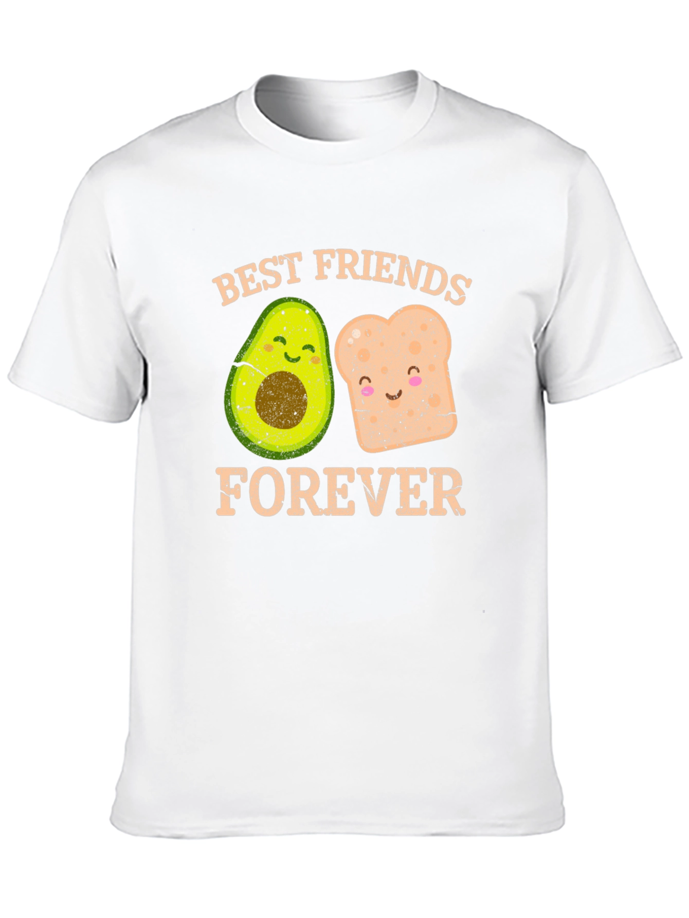 Black Best Friends Forever Avocado and Toast Graphic Tee view 10