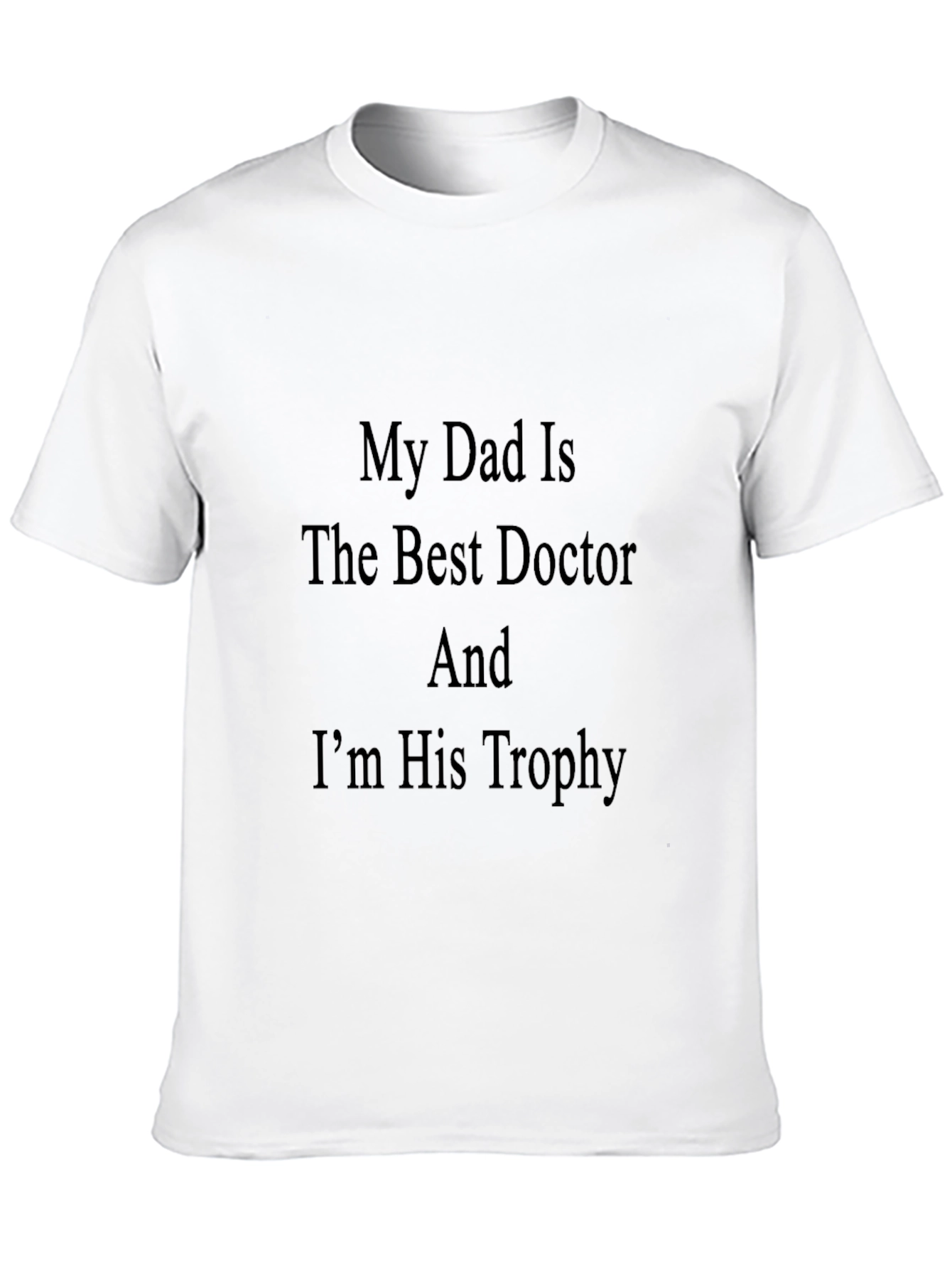 Black Dad Doctor Trophy T-Shirt view 10