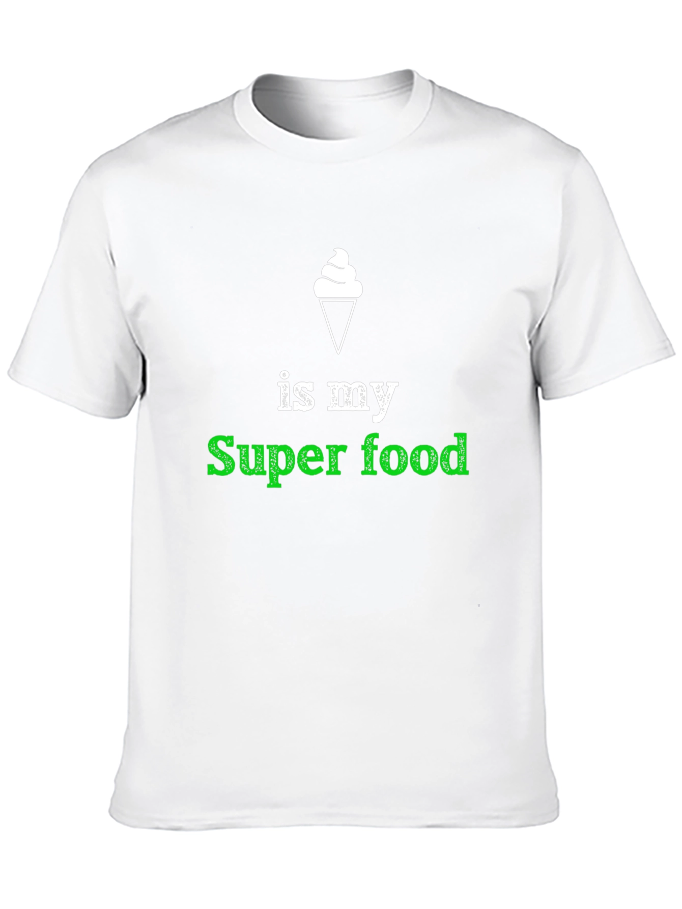 Black Ice Cream Super Food T-Shirt view 10