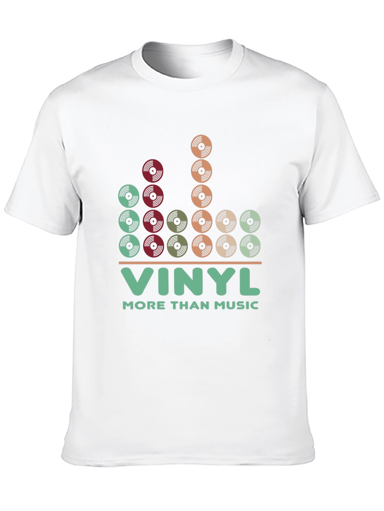 Black Vinyl More Than Music Graphic T-Shirt view 10