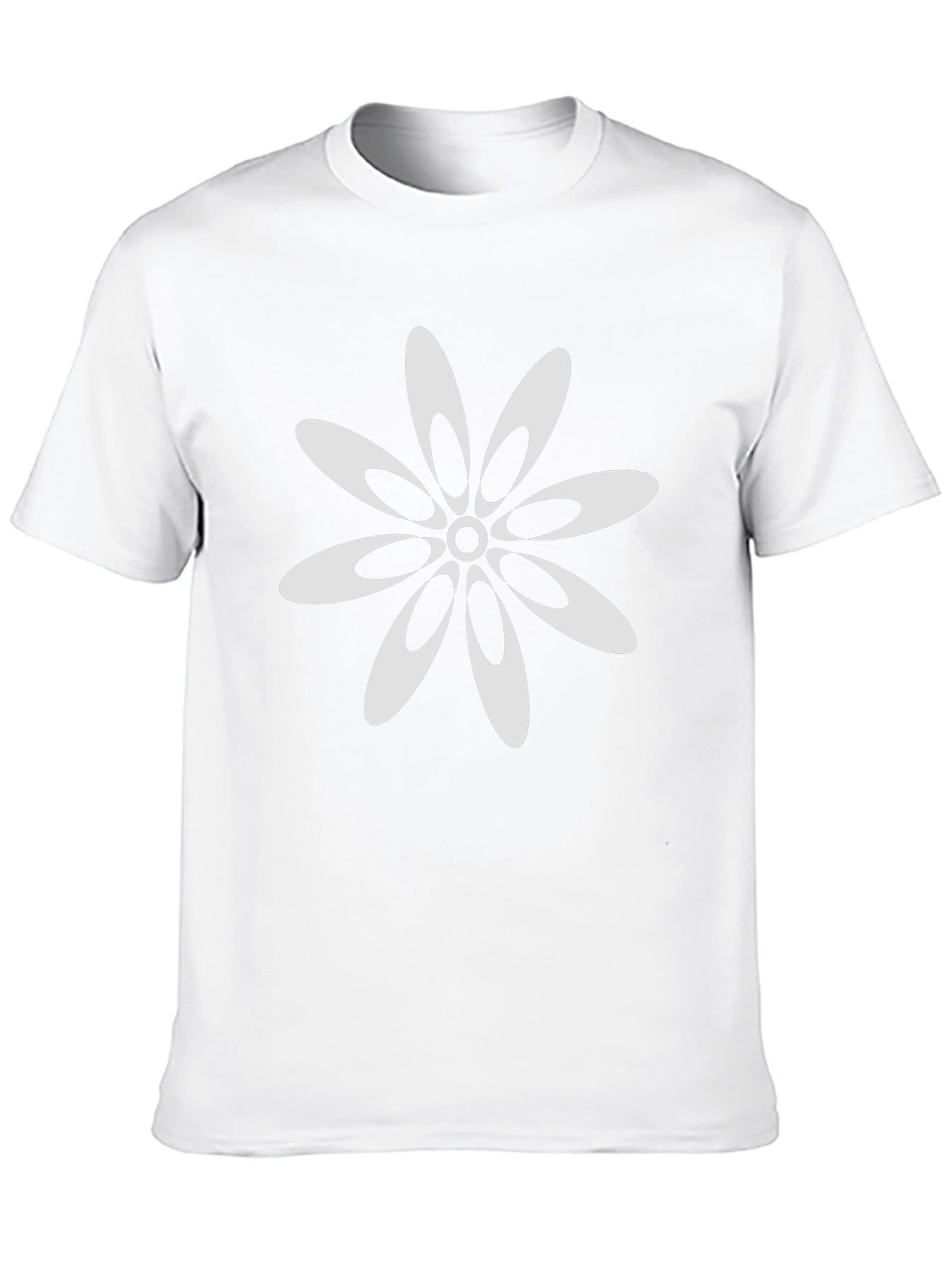 Black Flower Power Black T-Shirt view 10