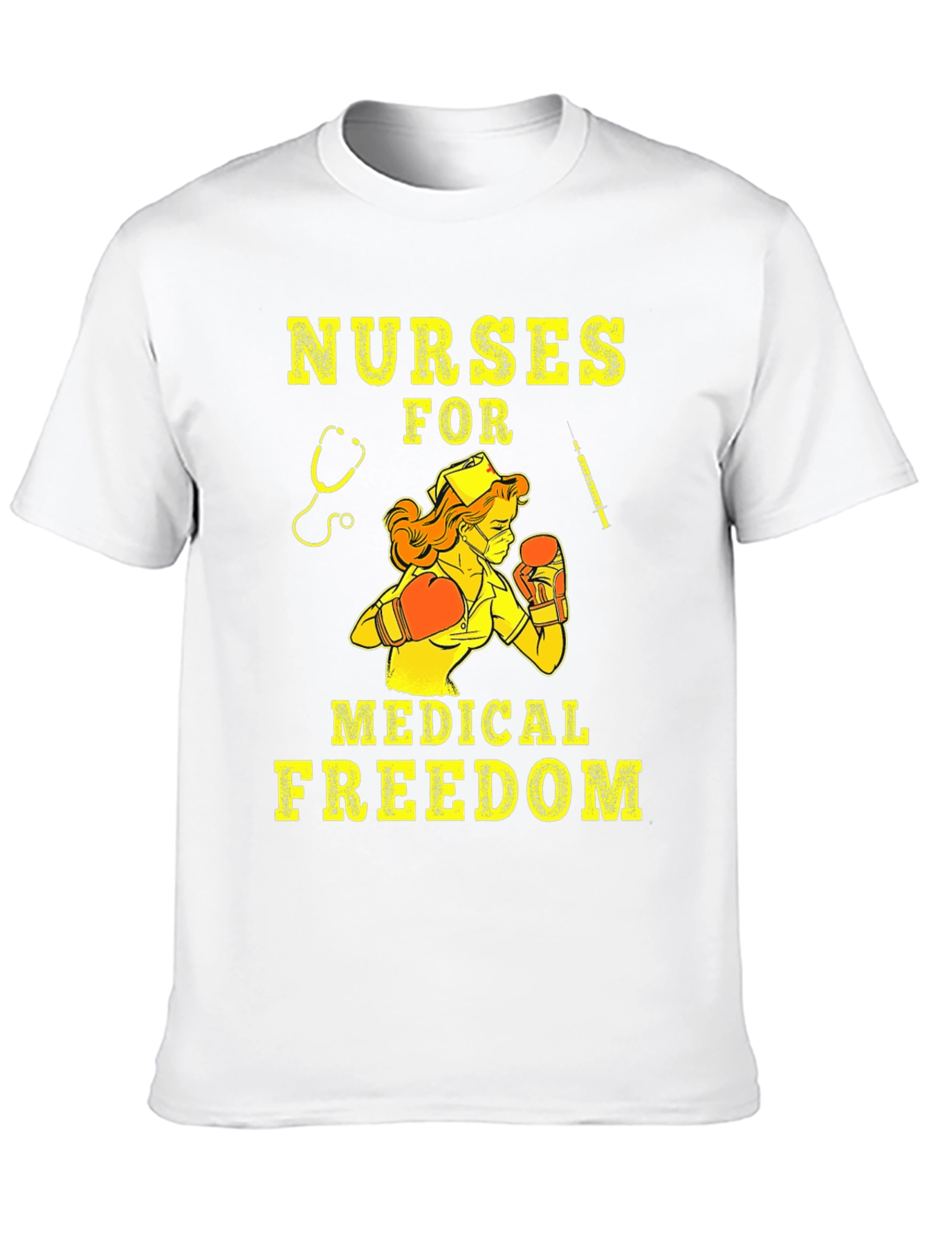 Black Nurses For Medical Freedom T-Shirt view 10