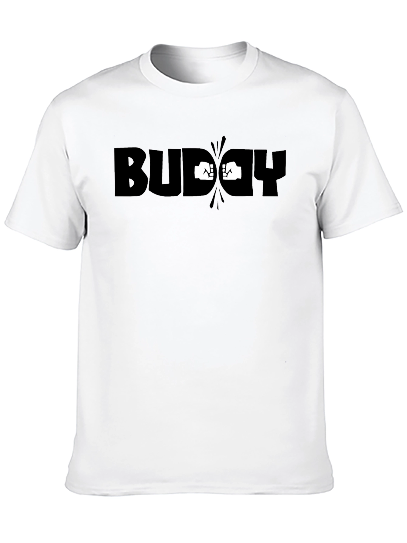 Black Buddy Punch Black Graphic Tee view 10