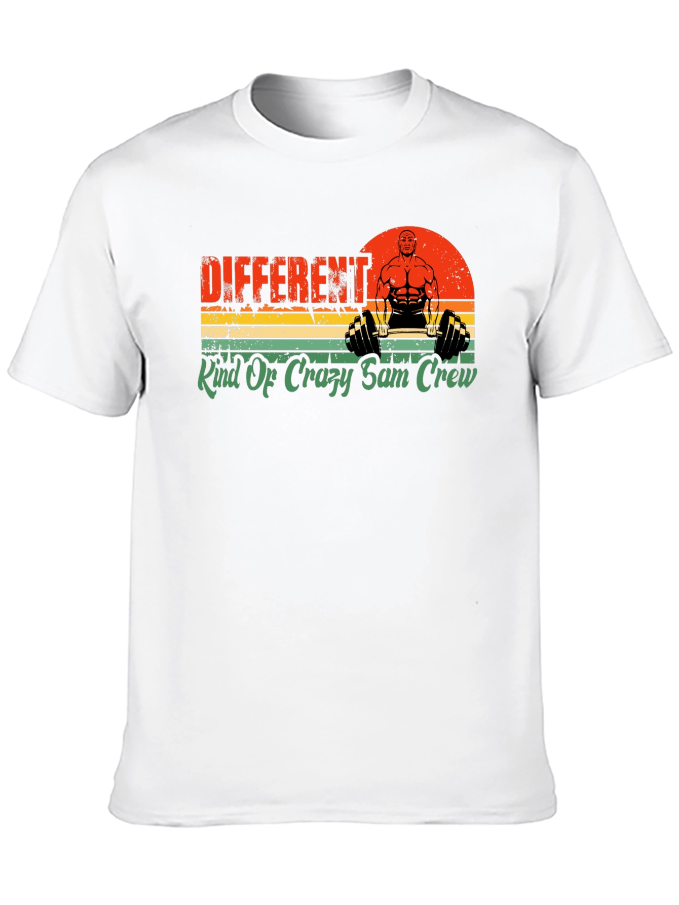 Black Different Kind Of Crazy Sam Crew T-Shirt view 10