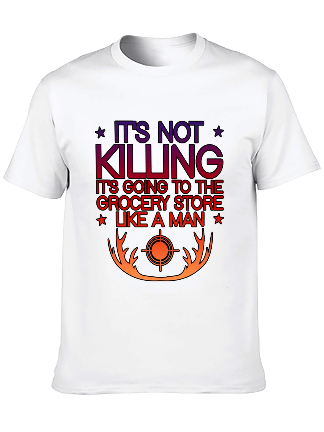 Black It's Not Killing T-Shirt, Grocery Store Humor Tee view 10