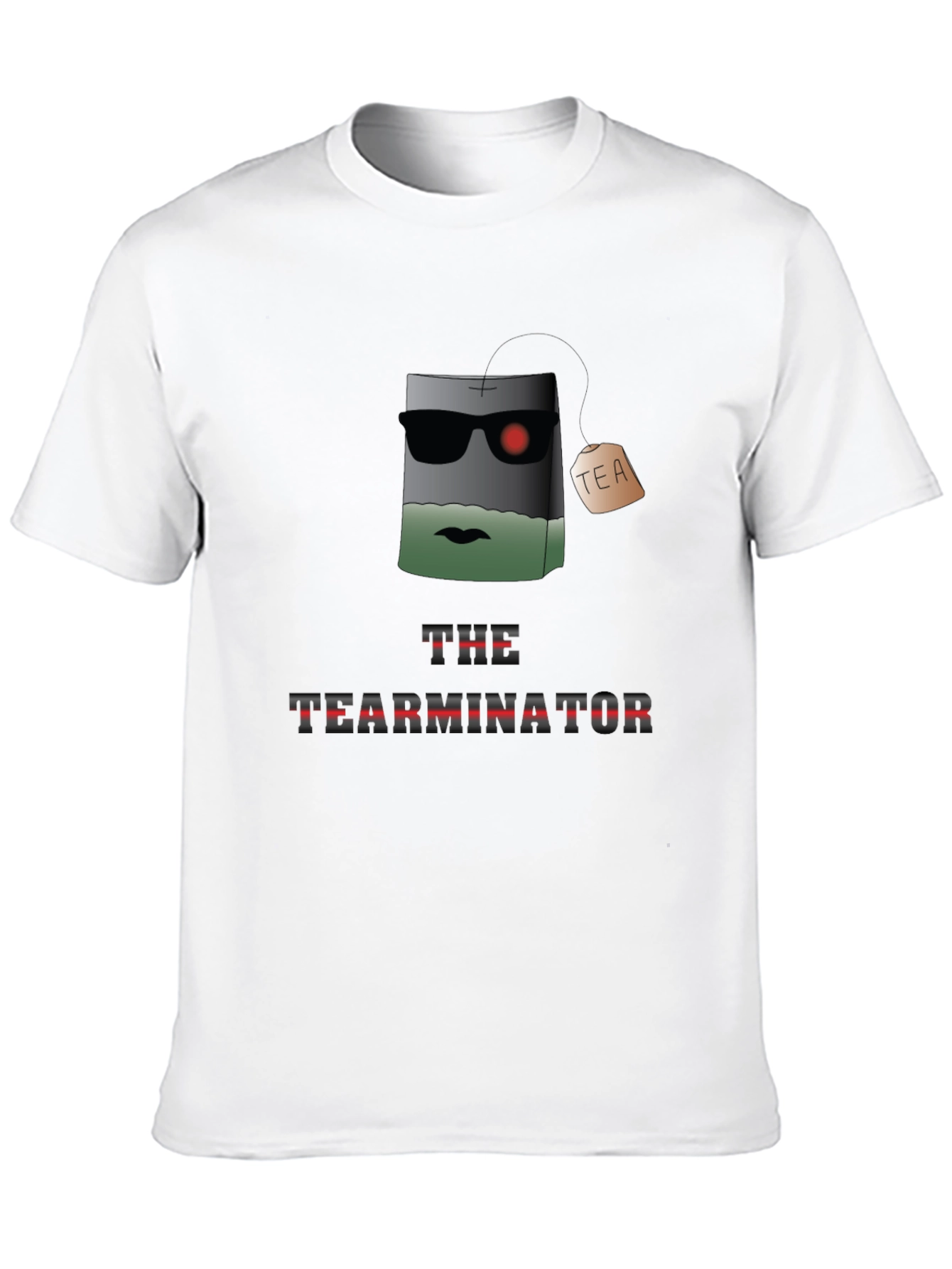 Black The TEARMINATOR Graphic T-Shirt - Funny Tea Lover Tee view 10