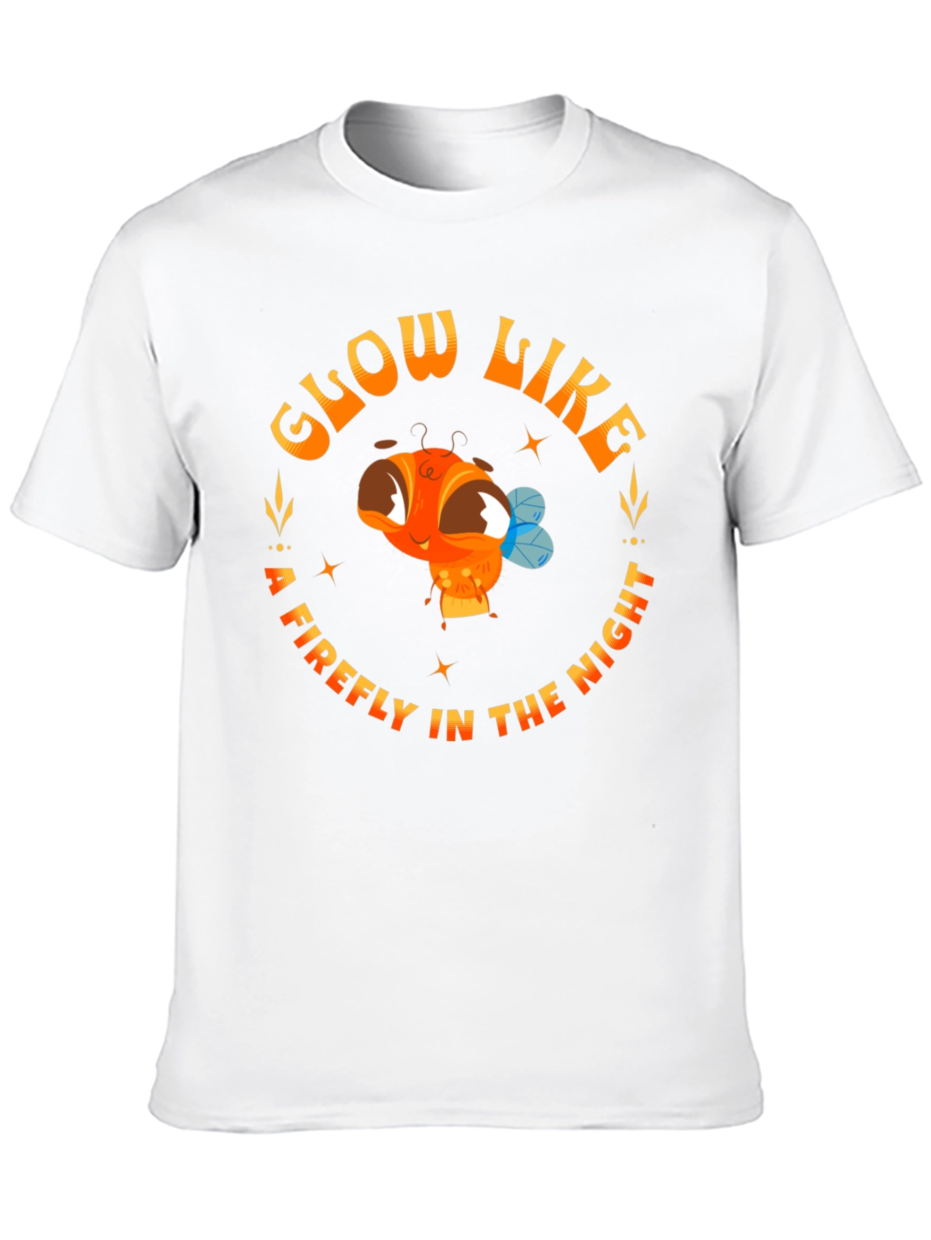 Glow Like A Firefly Black Graphic Tee - 10
