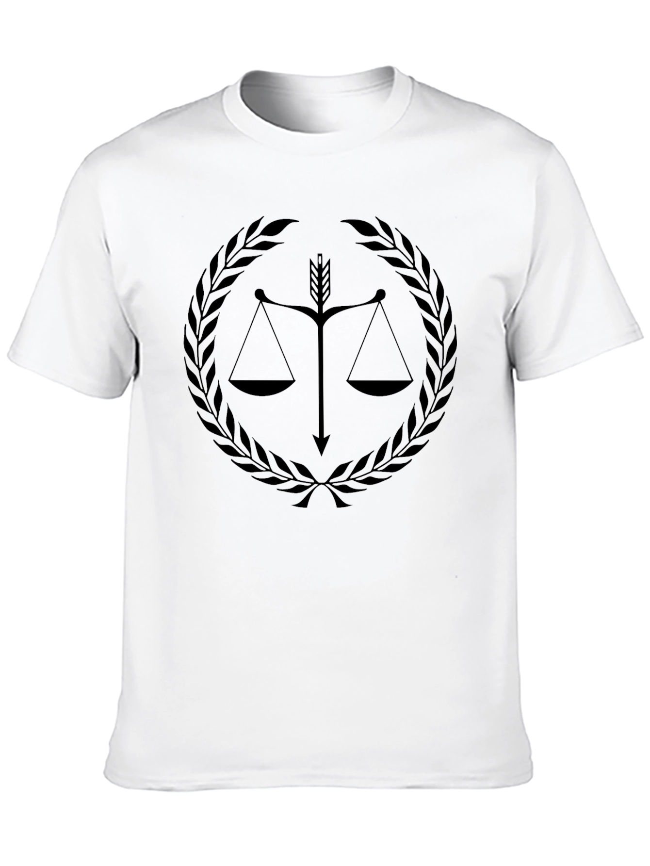 Scales of Justice Arrow T-Shirt - Black - 10