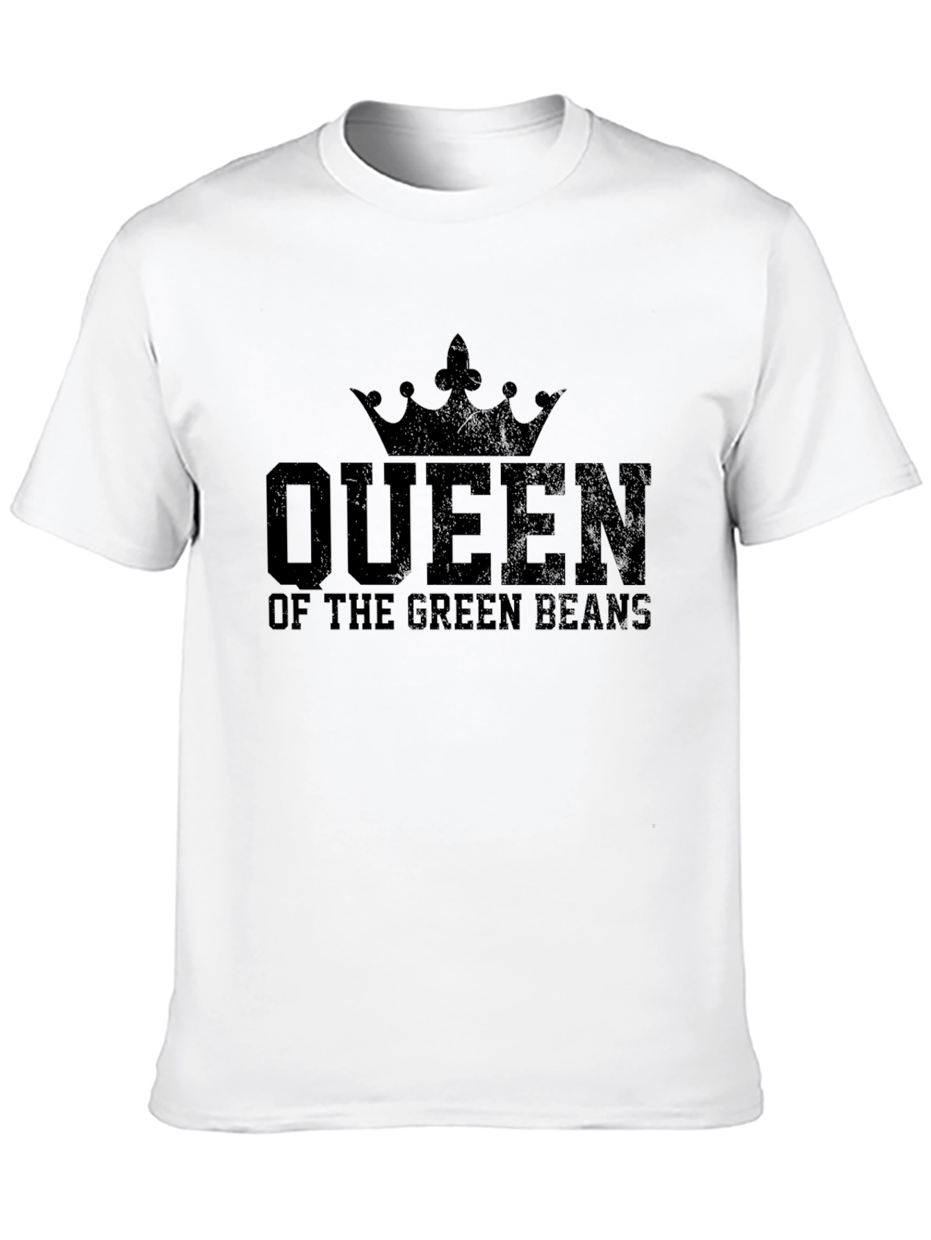 Black Queen of the Green Beans Funny T-Shirt view 10
