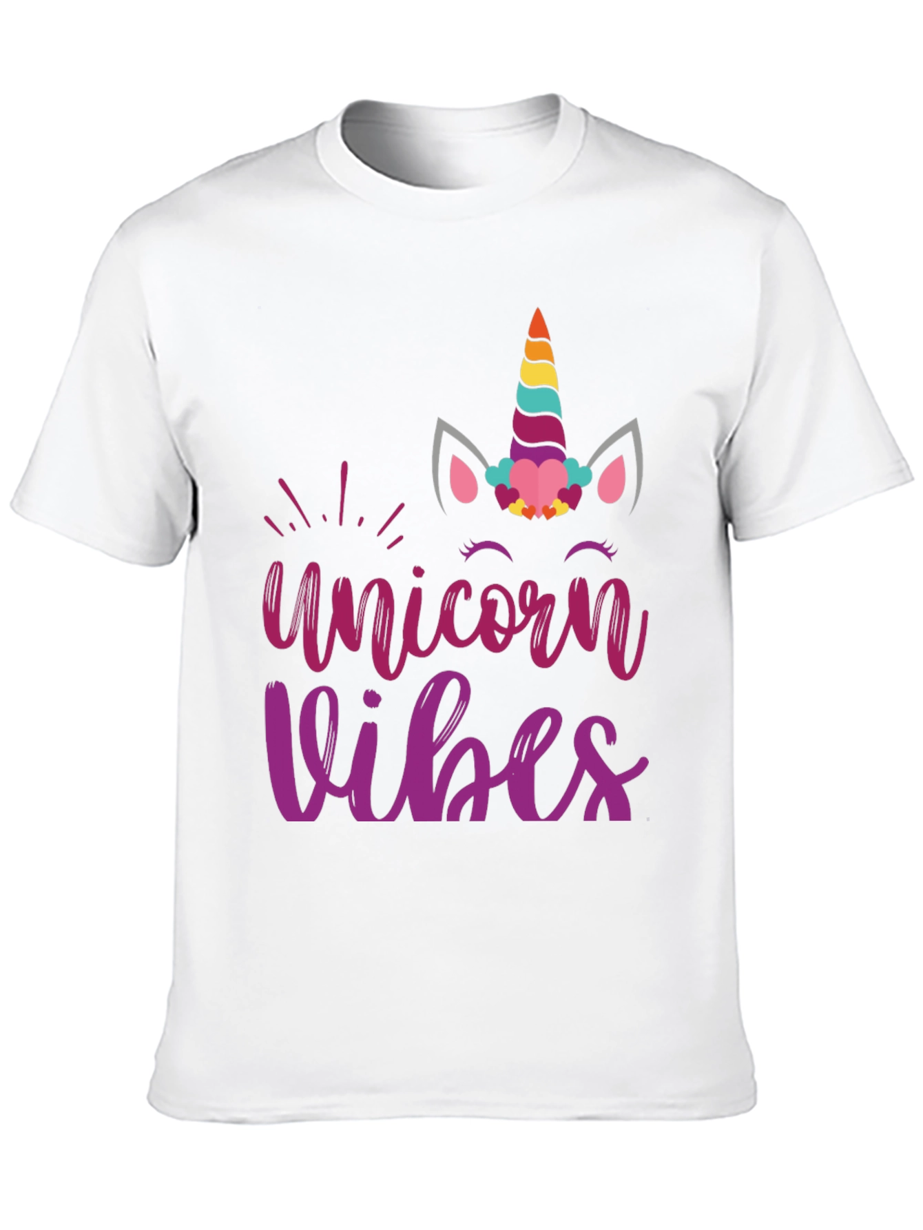 Black Unicorn Vibes Graphic T-Shirt view 10