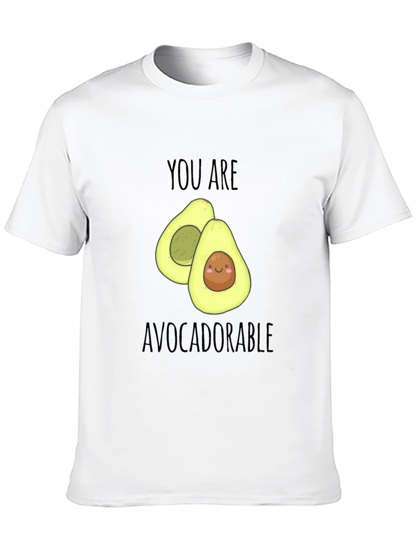Black You Are Avocadorable T-Shirt - Black view 10