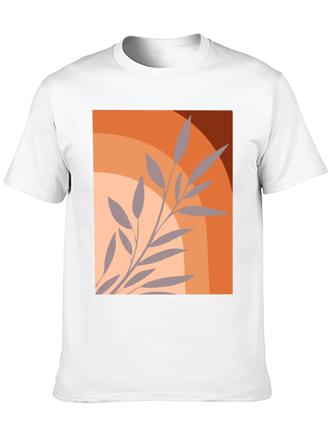 Black Botanical Graphic Tee - Modern Plant Design view 10