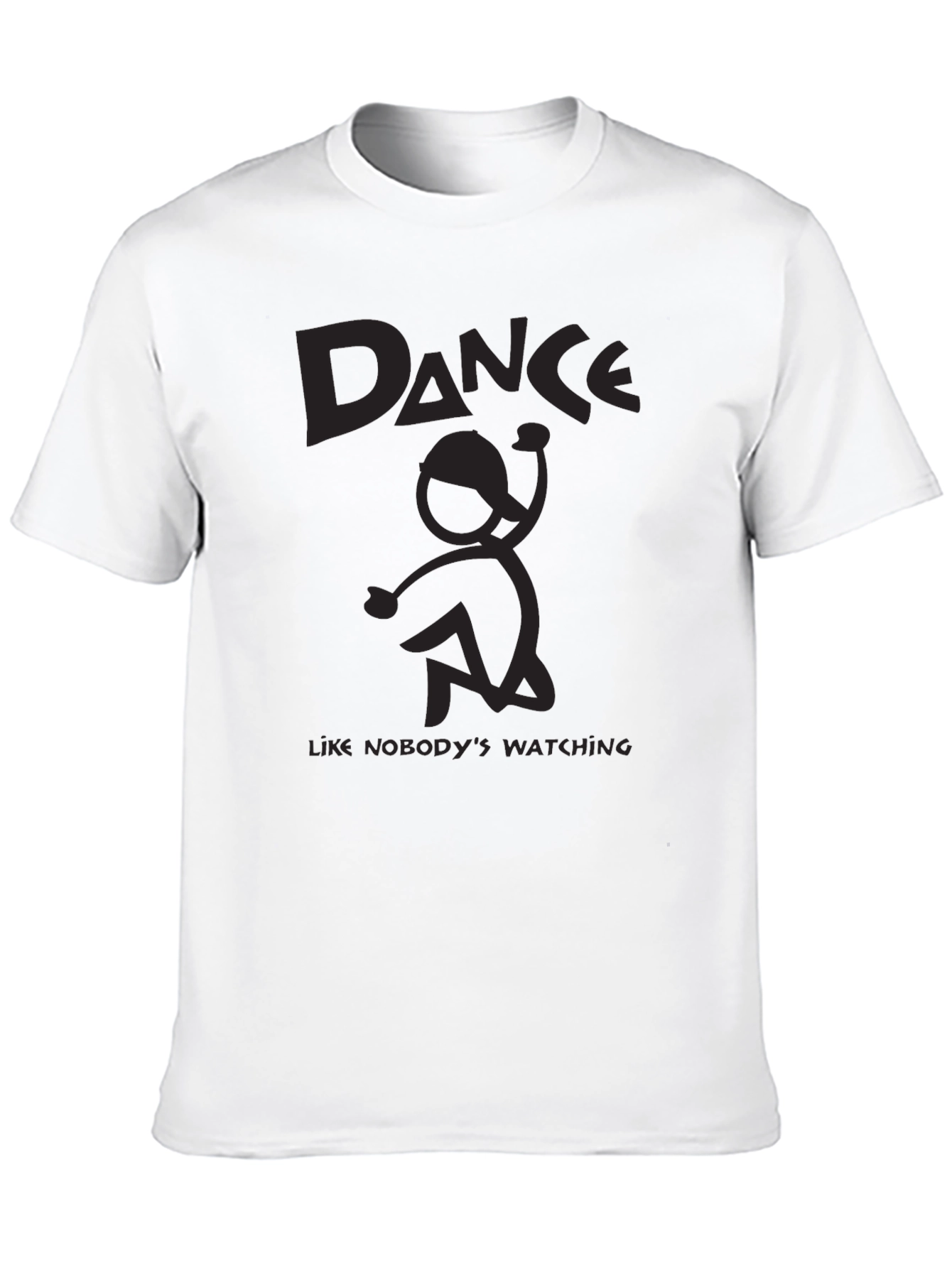 Black Dance Like Nobody's Watching Graphic Tee view 10