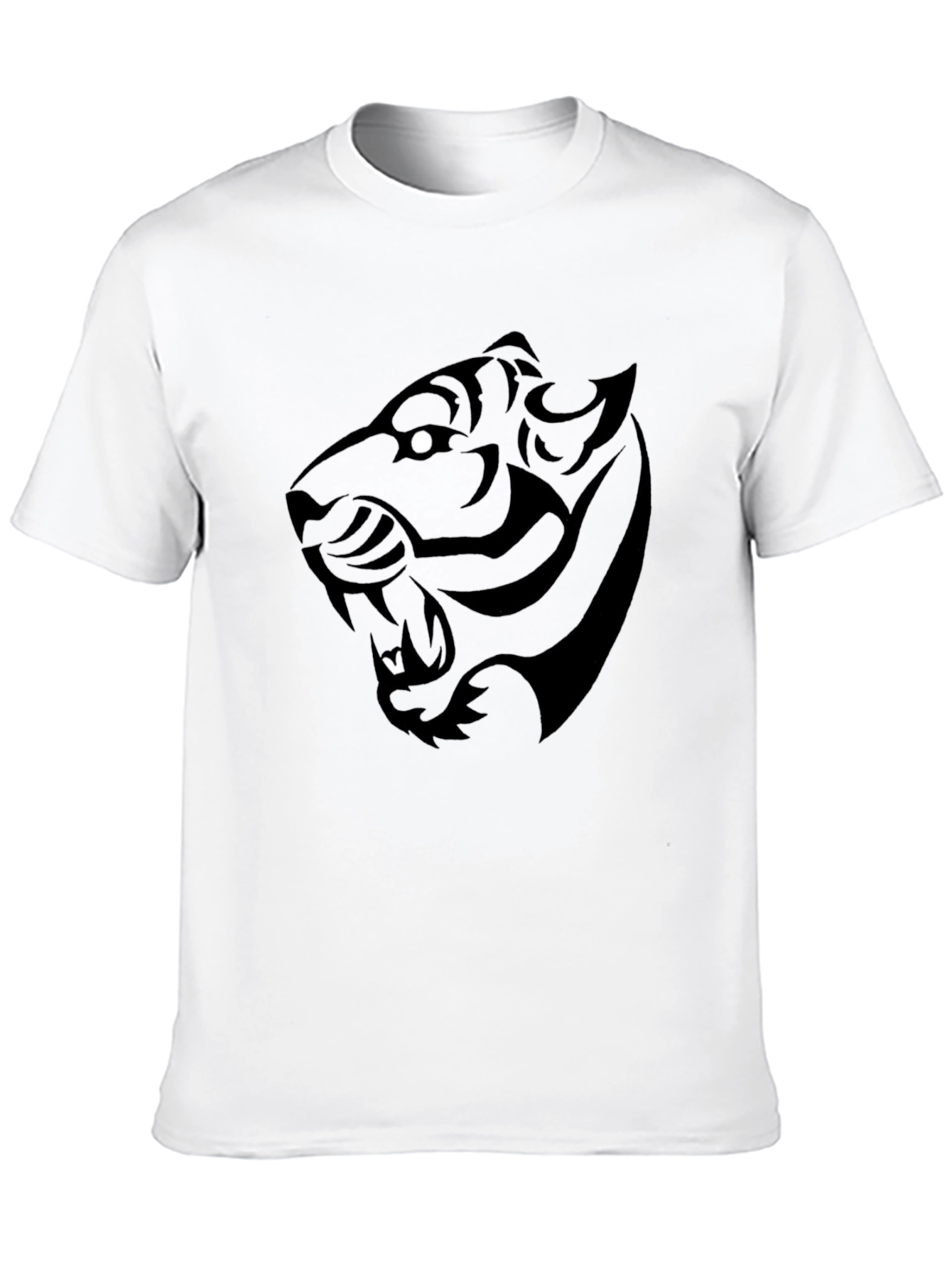 Black Black Tiger Graphic Tee - Fierce Style view 10