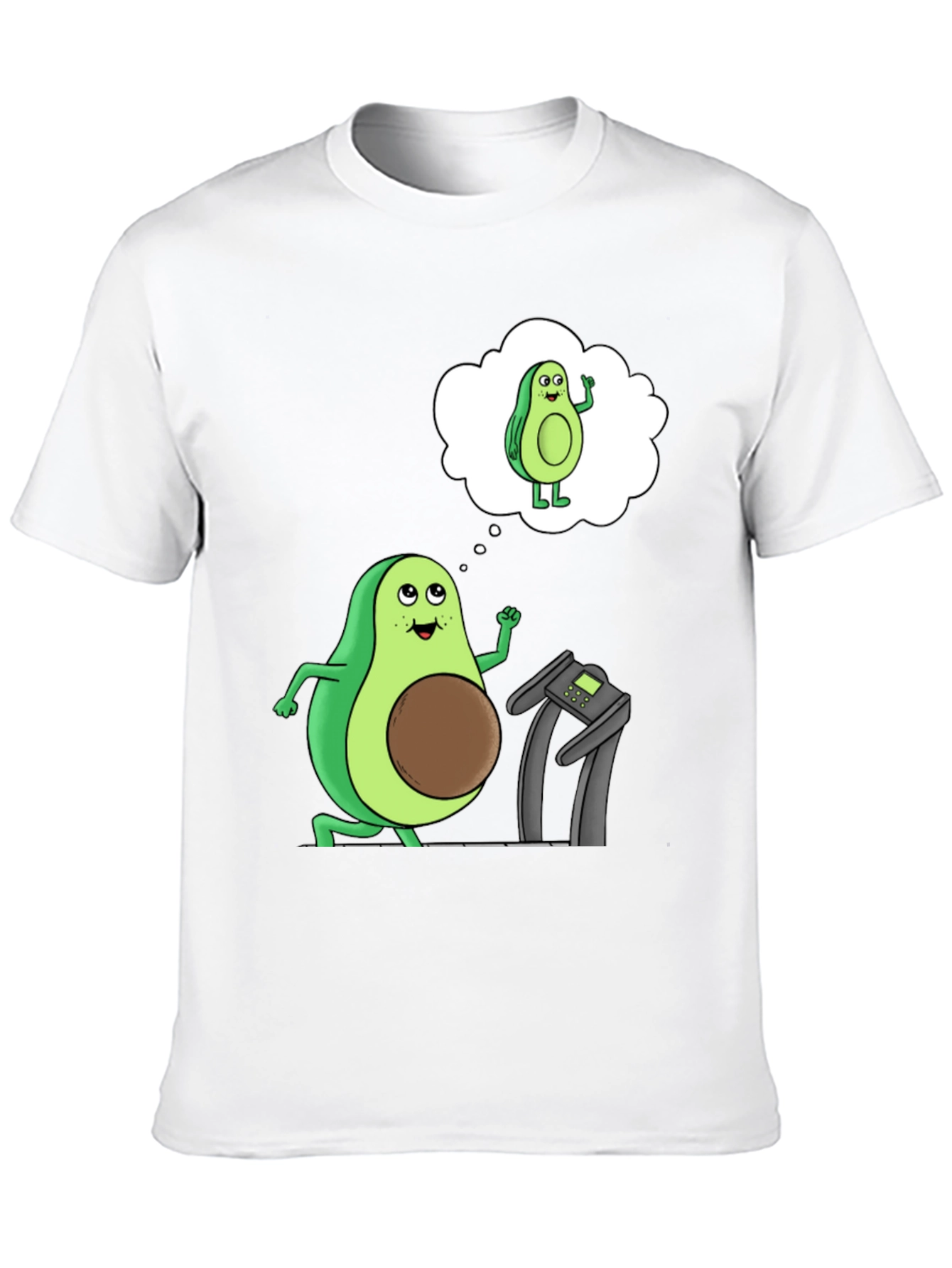 Black Avocado Gym Humor T-Shirt view 10